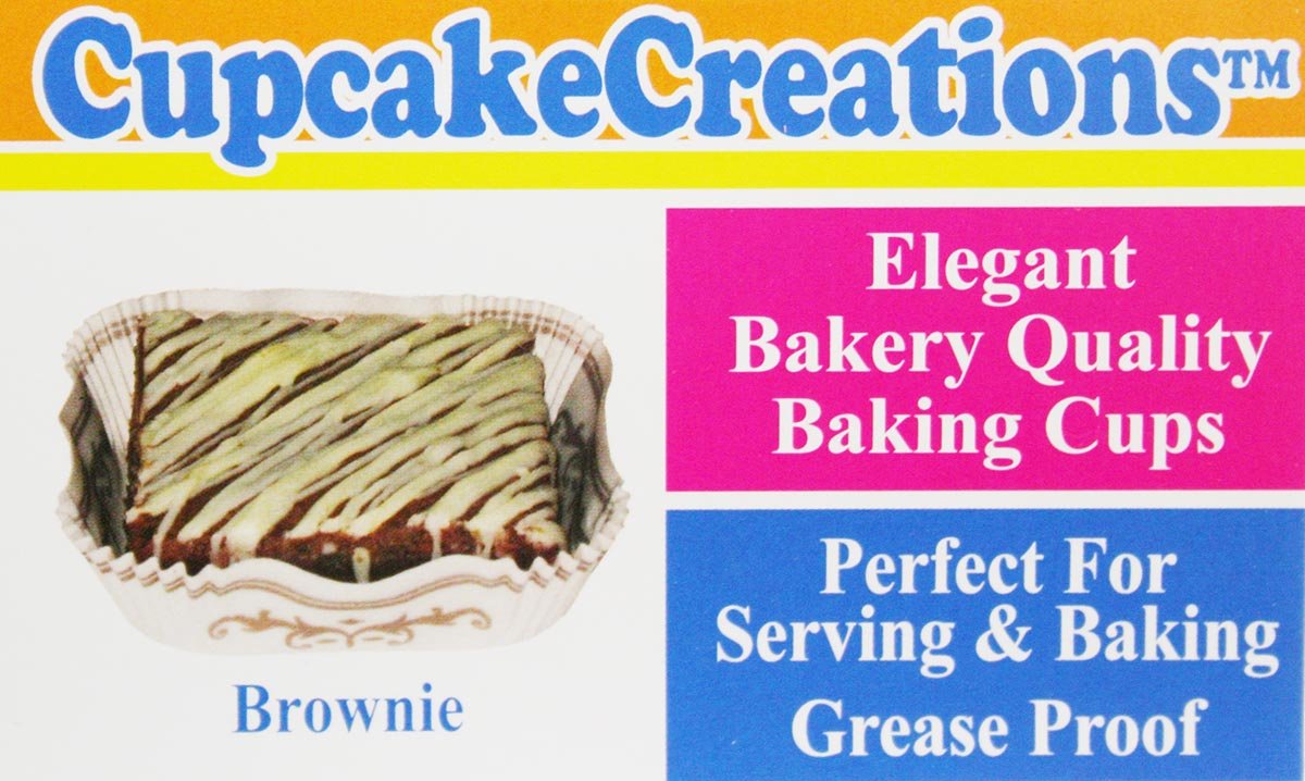 Cupcake Creations 32 Count Brownie & Appetizer Liner - Very Good