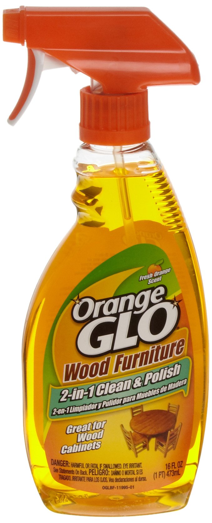 Orange Glo 57037-11897 16-Ounce Wood Furniture Polish (Case of 6) - Like New