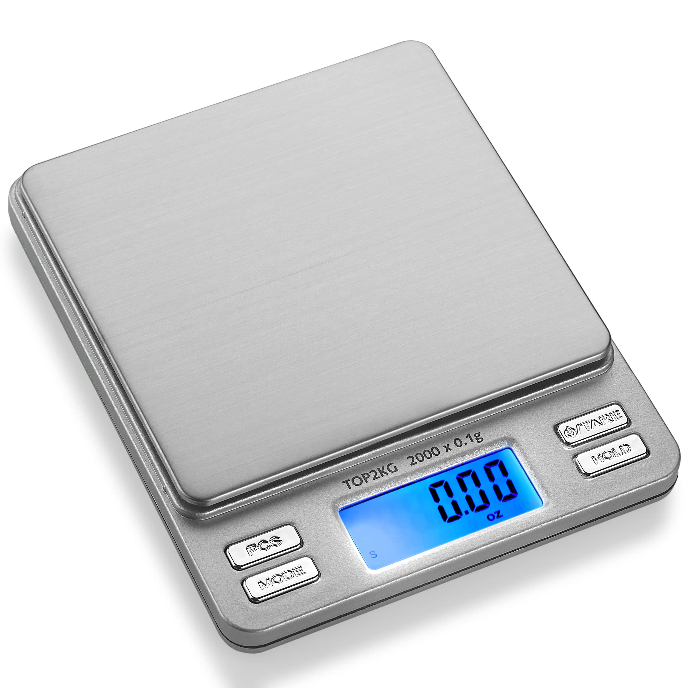Smart Weigh Digital Pro Pocket Scale 2000g x 0.1gram,Jewelry Scale, Coffee Scale, Food Scale with Tare, Hold and Counting Function,Back-Lit LCD Display - Like New