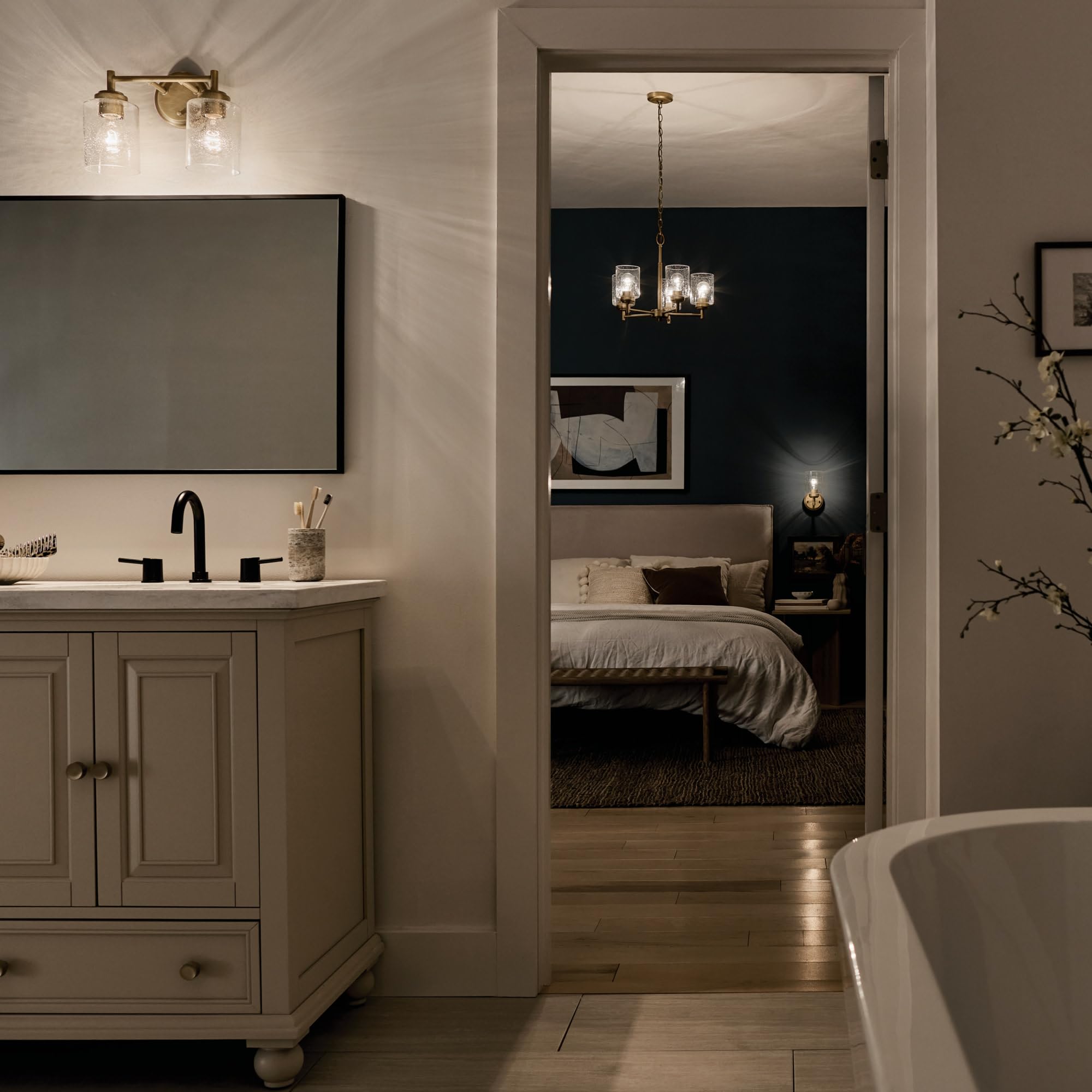 Kichler Lighting Three Light Bath from The Winslow Collection - Like New