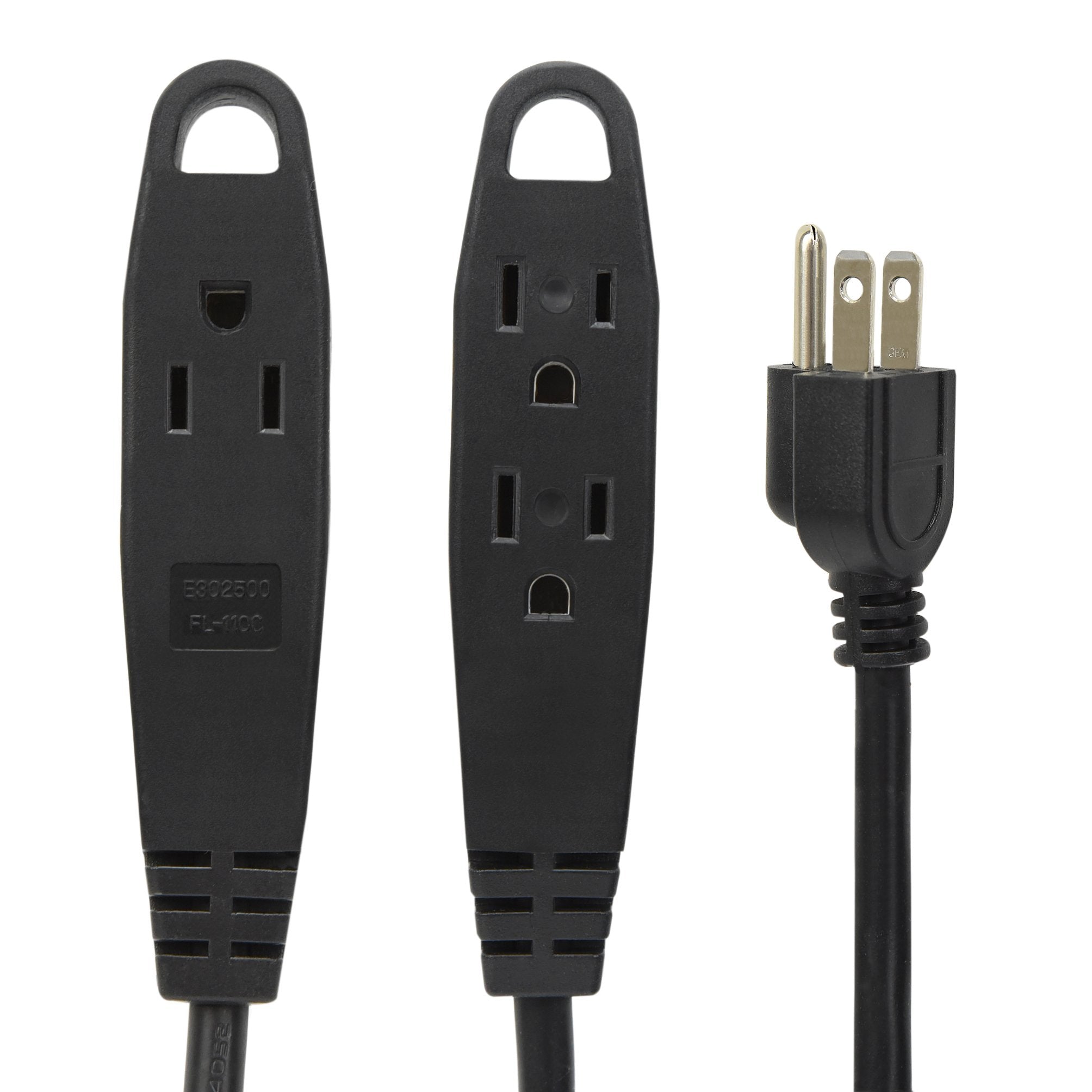 BindMaster Extension Cord/Wire Power Cable, Indoor/Outdoor, 16/3 3 Outlet, 20 Feet, UL Listed, Black - Like New