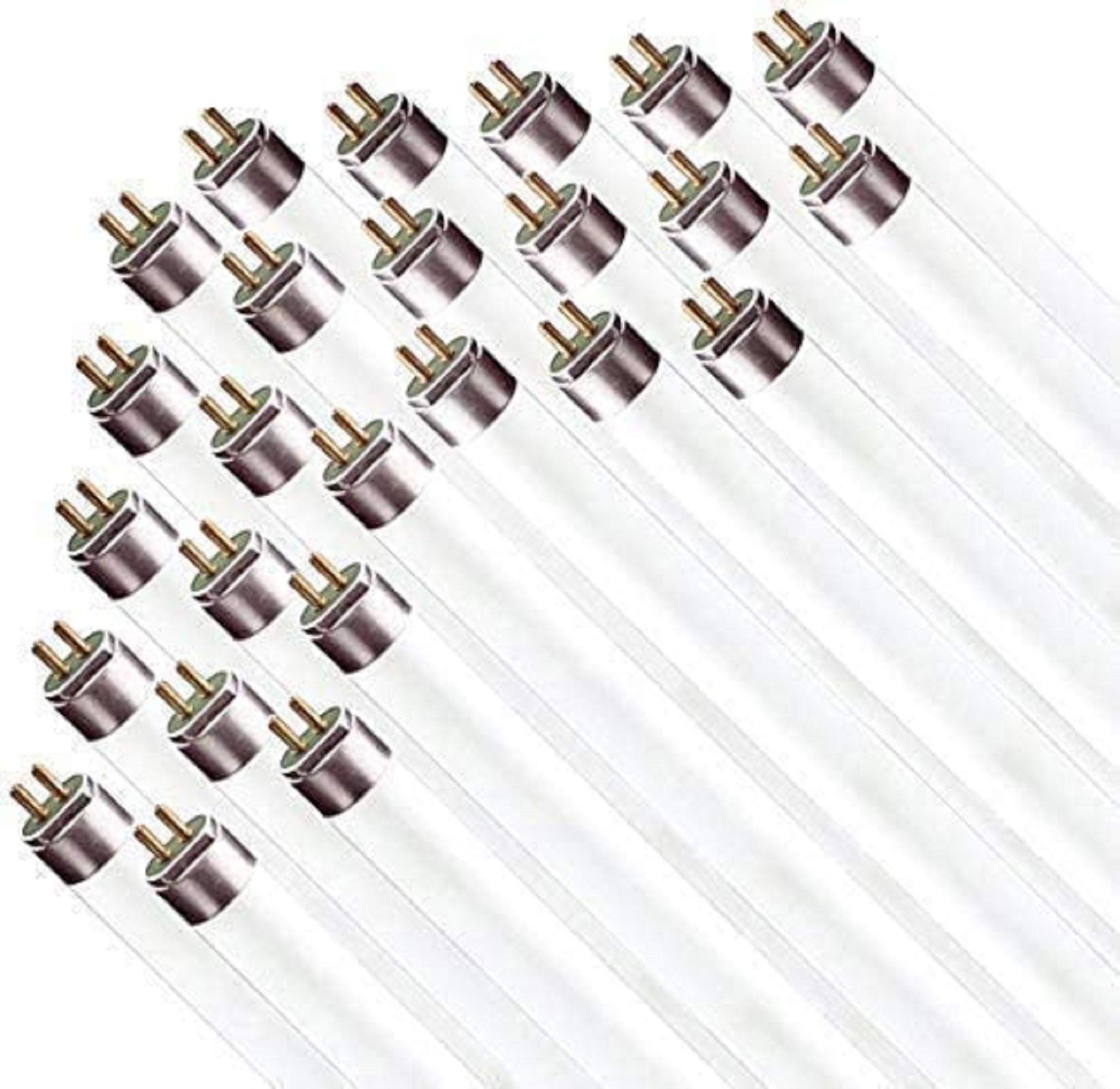Circle (25 Pack F17T8/841 17W 24 Inch T8 Fluorescent Tube Light Bulb, 4100K Cool White, Medium Bi-Pin (G13) Base, 17 Watt T8 Light Bulbs - Like New