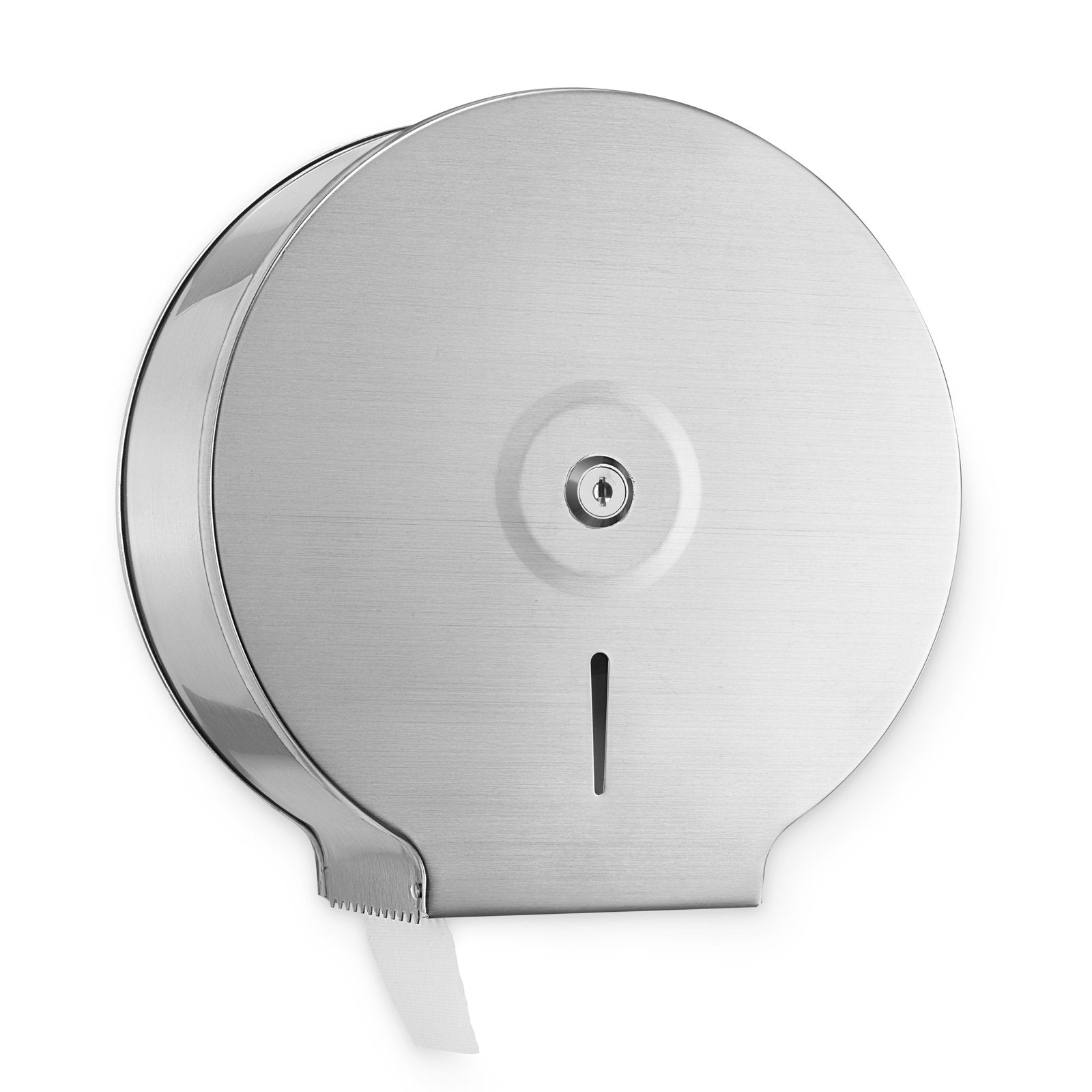 Alpine Industries Jumbo Toilet Tissue Dispenser - Brushed Stainless Steel - 9 Inch Roll with 2.5 Core - Like New