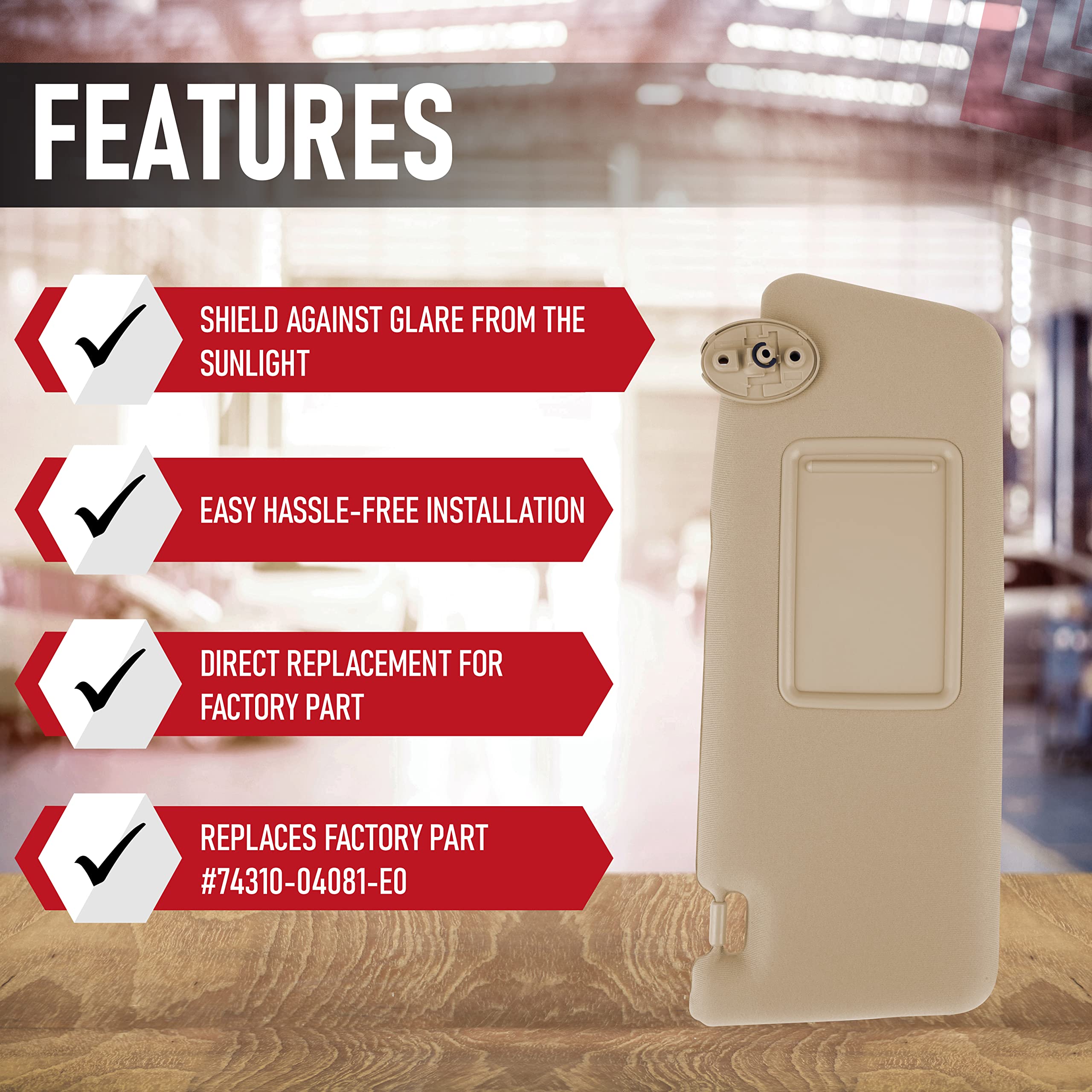 Sun Visors for Tacoma - Like New