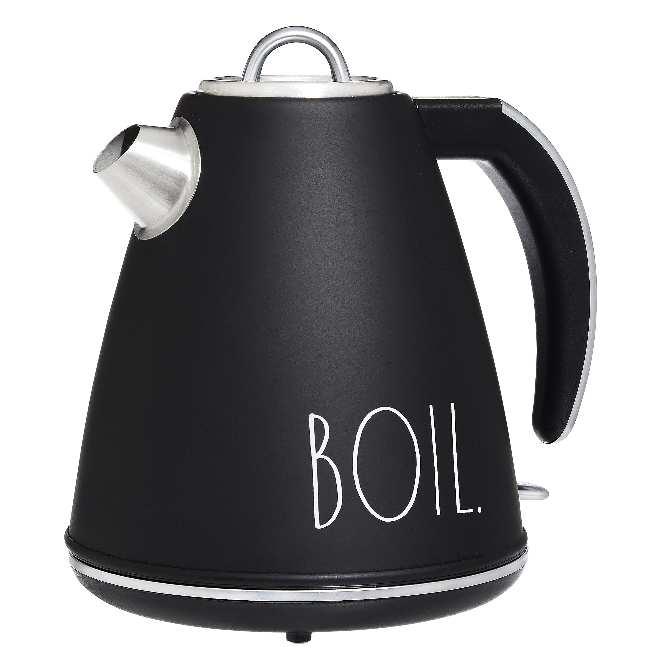 Rae Dunn Electric Water Kettle - Stainless Steel Coffee Maker, 1.5 Liter Tea Kettle, Electric Hot Water Kettle with Automatic Shut Off Boil-Dry Protection, 1500 Watt Boiling Power - Very Good