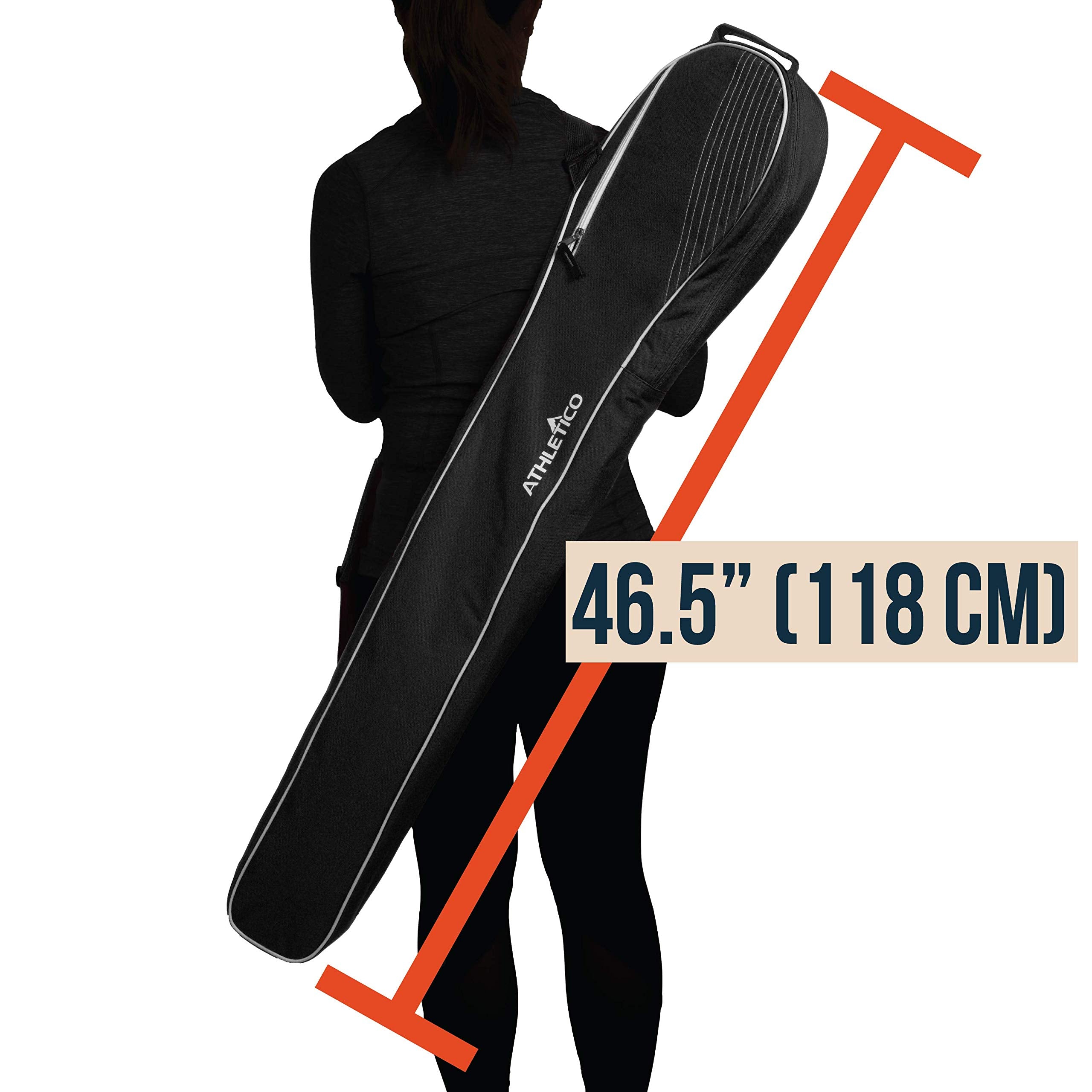 Athletico Lacrosse Stick Bag - Lax Equipment Bags (Black) - Acceptable