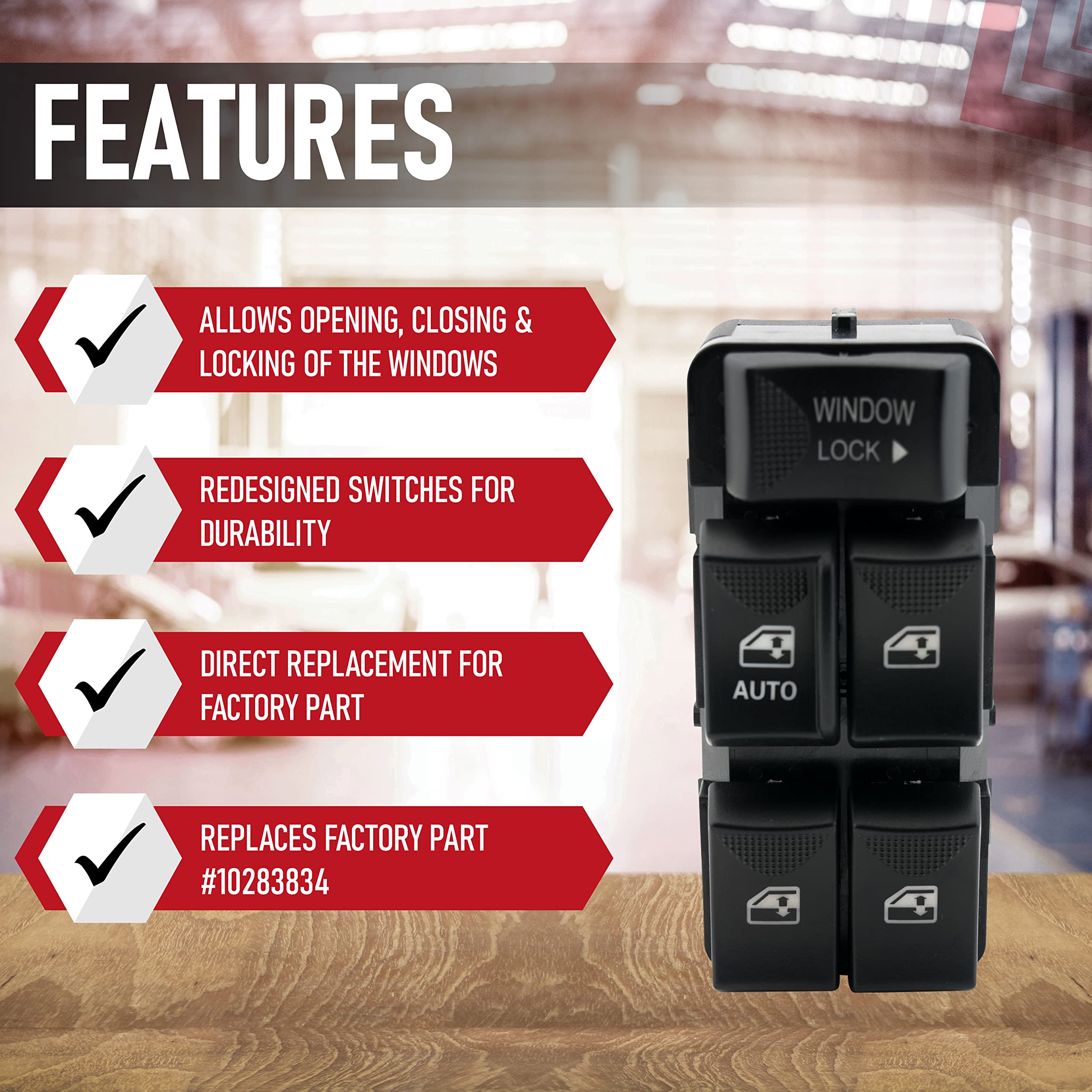 GM Window Switch - P2 - Like New