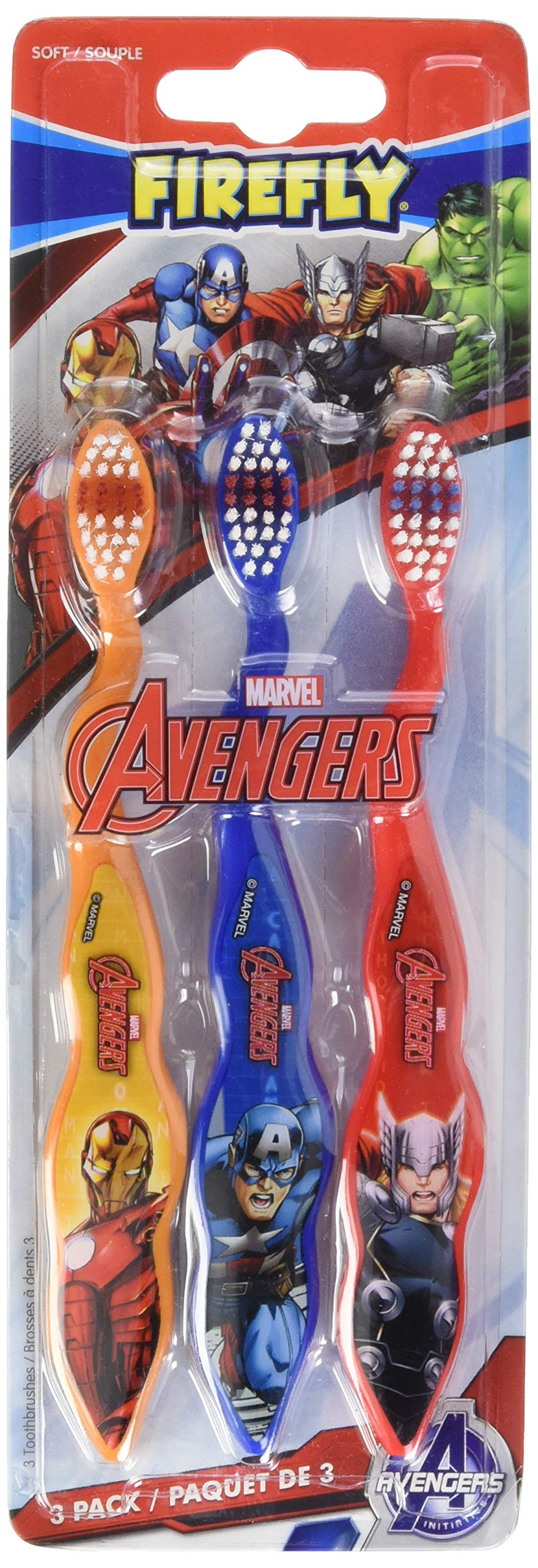 High Ridge 352615 wholesale avengers toothbrush 3pk, 3 Count