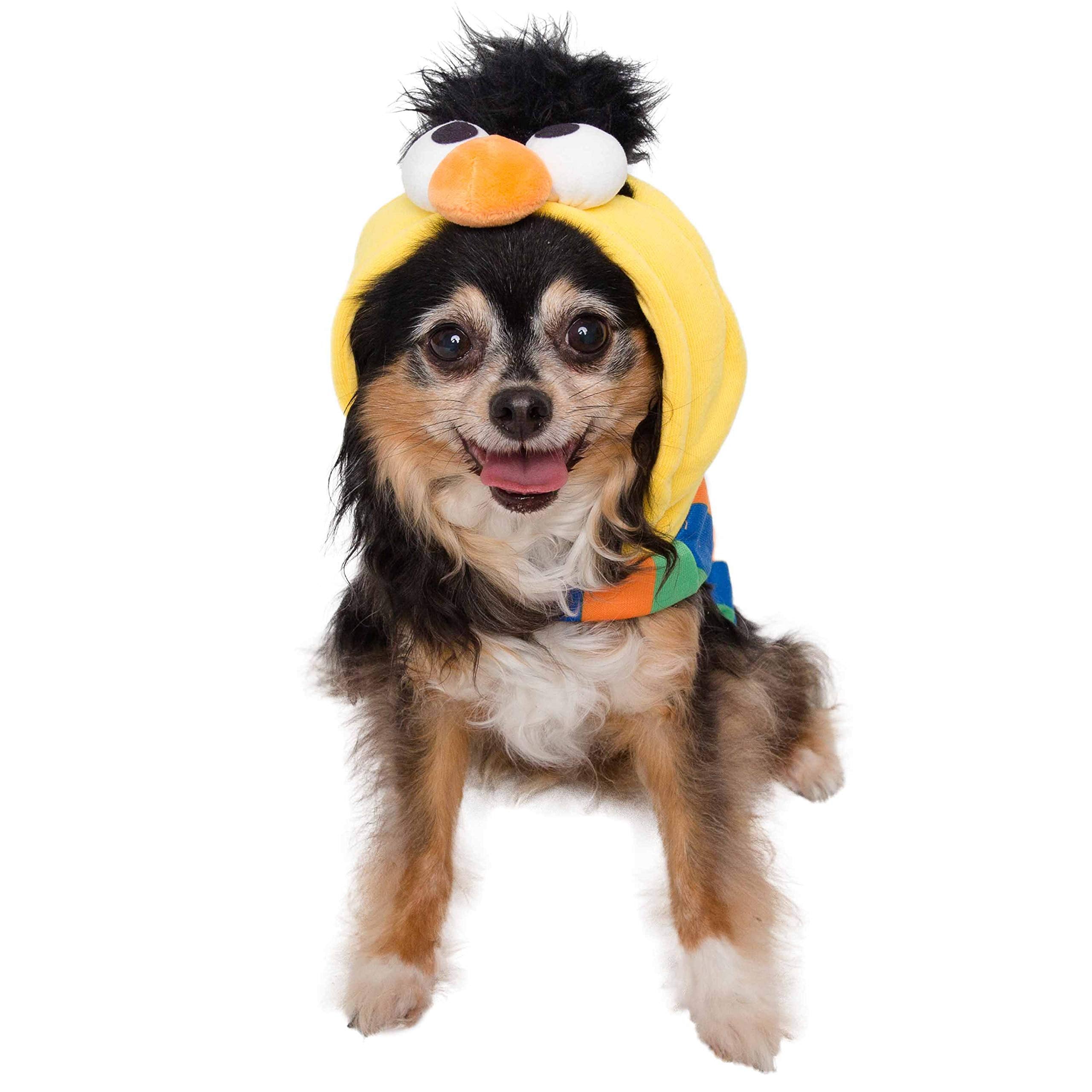 Pet Krewe Bert Costume - Sesame Street Bert Dog Costume - Fits Small, Medium, Large and Extra Large Pets - Perfect for Halloween, Christmas Holiday, Parties, Photoshoots, Gifts for Dog Lovers - Like New