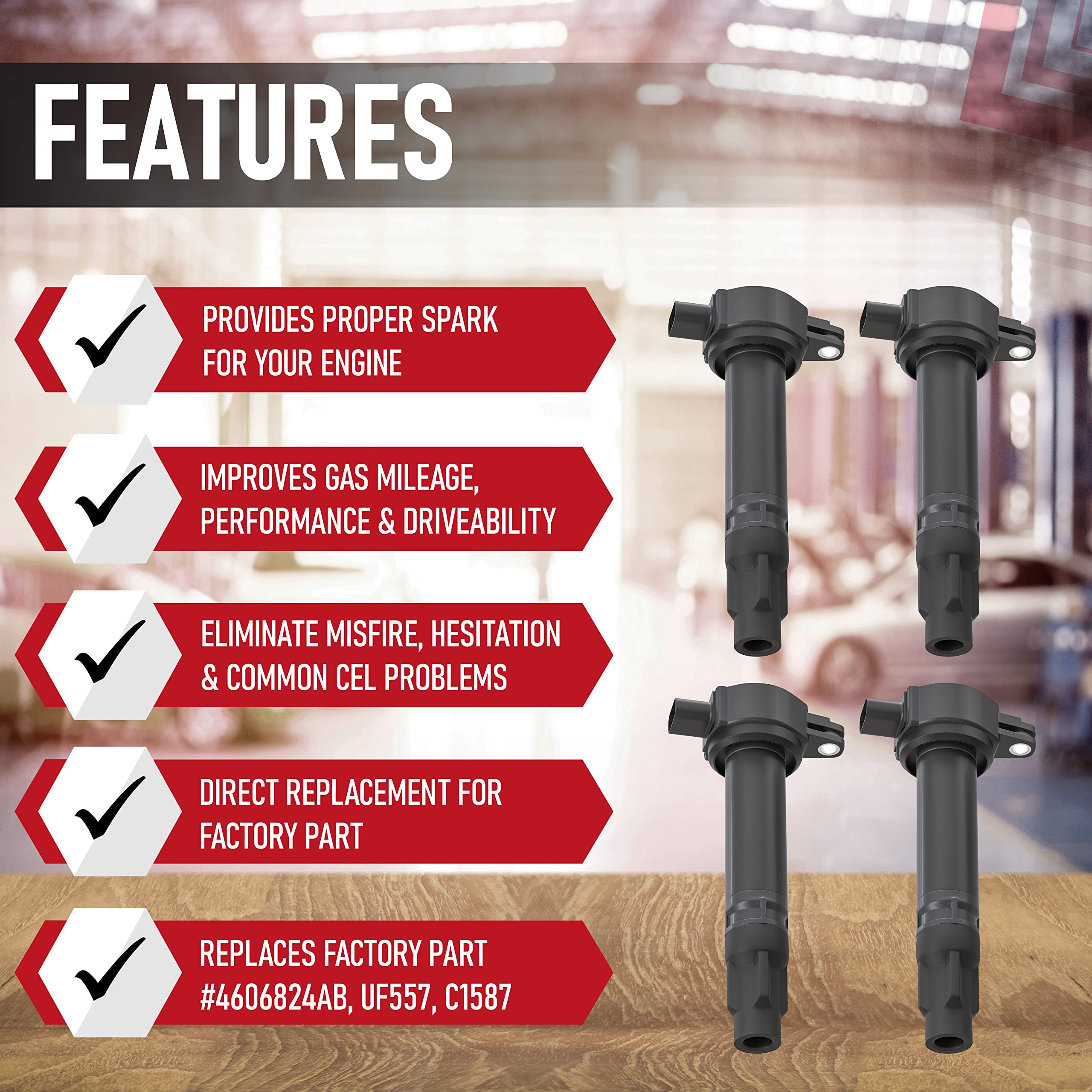 Ignition Coil Pack - Compatible with Dodge & Chrysler - Like New