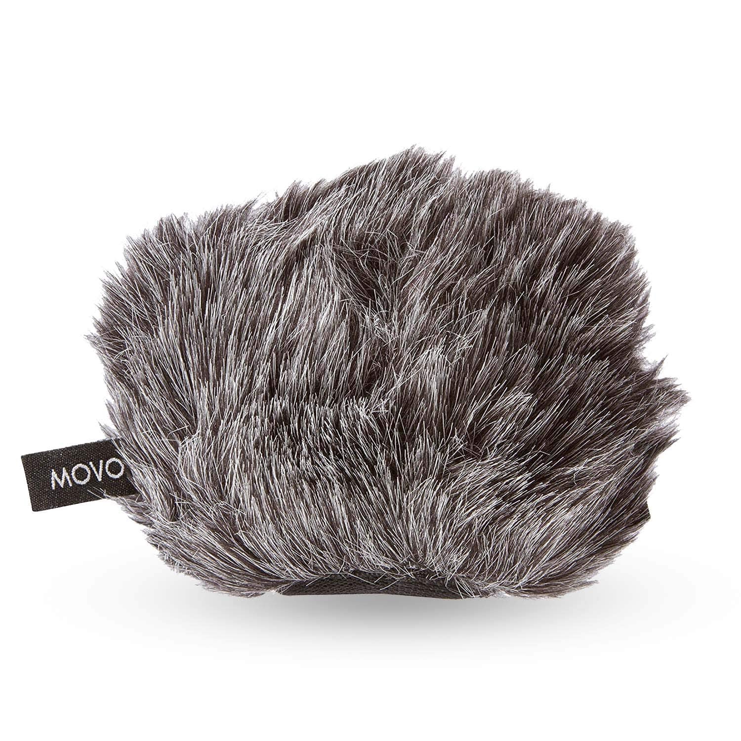 Movo WS-G9 Furry Outdoor Microphone Windscreen Muff for Portable Digital Recorders up to 3" X 1.5" (W x D) - Fits the Zoom H4n, H4n PRO, H5, H6, Tascam DR-40, DR-05, DR-07 and More (Dark Gray) - Very Good