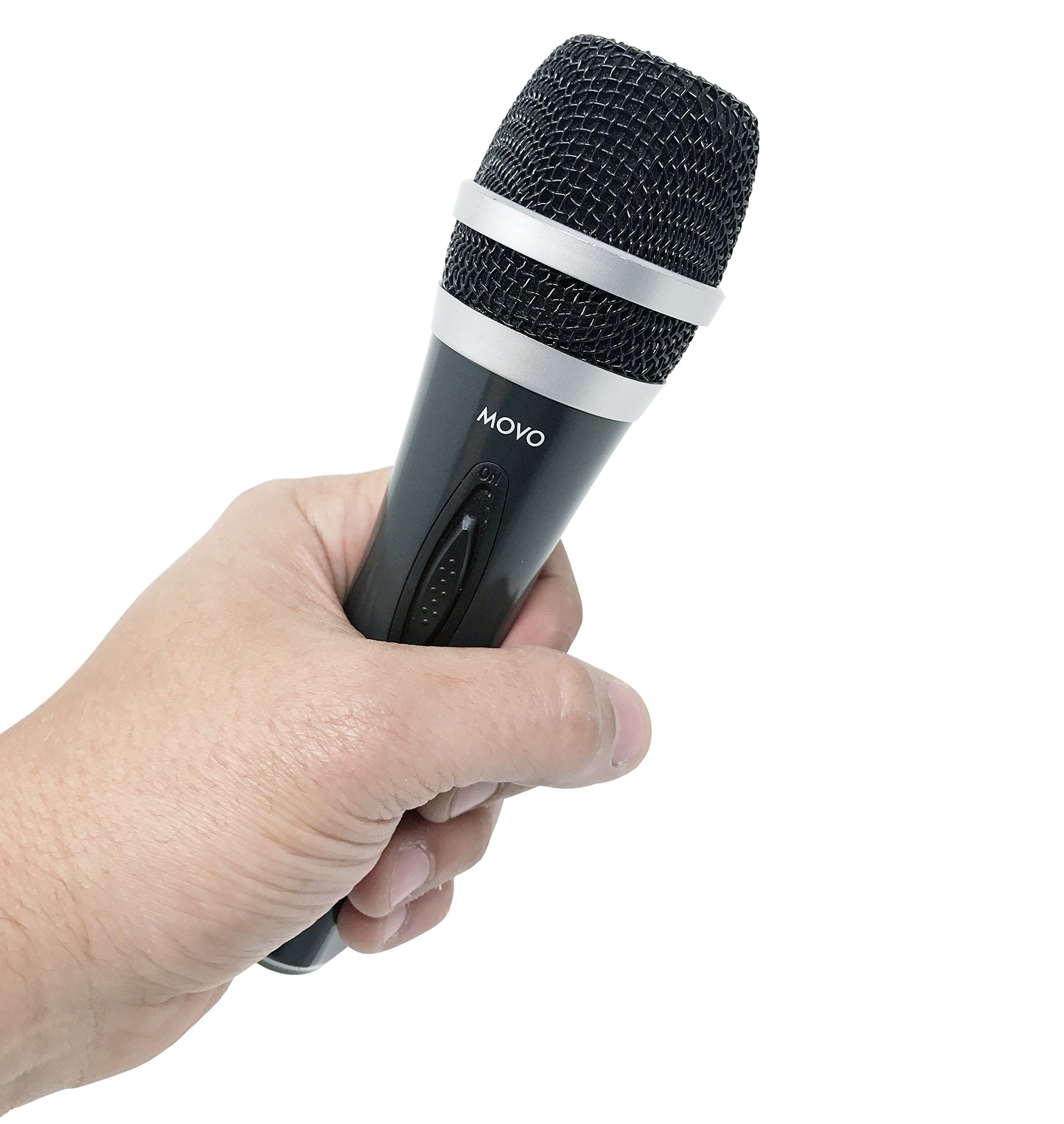 Movo MV-M1 Dynamic XLR Cardioid Handheld Vocal Microphone for Performances, Instruments, & Live Recording - Like New