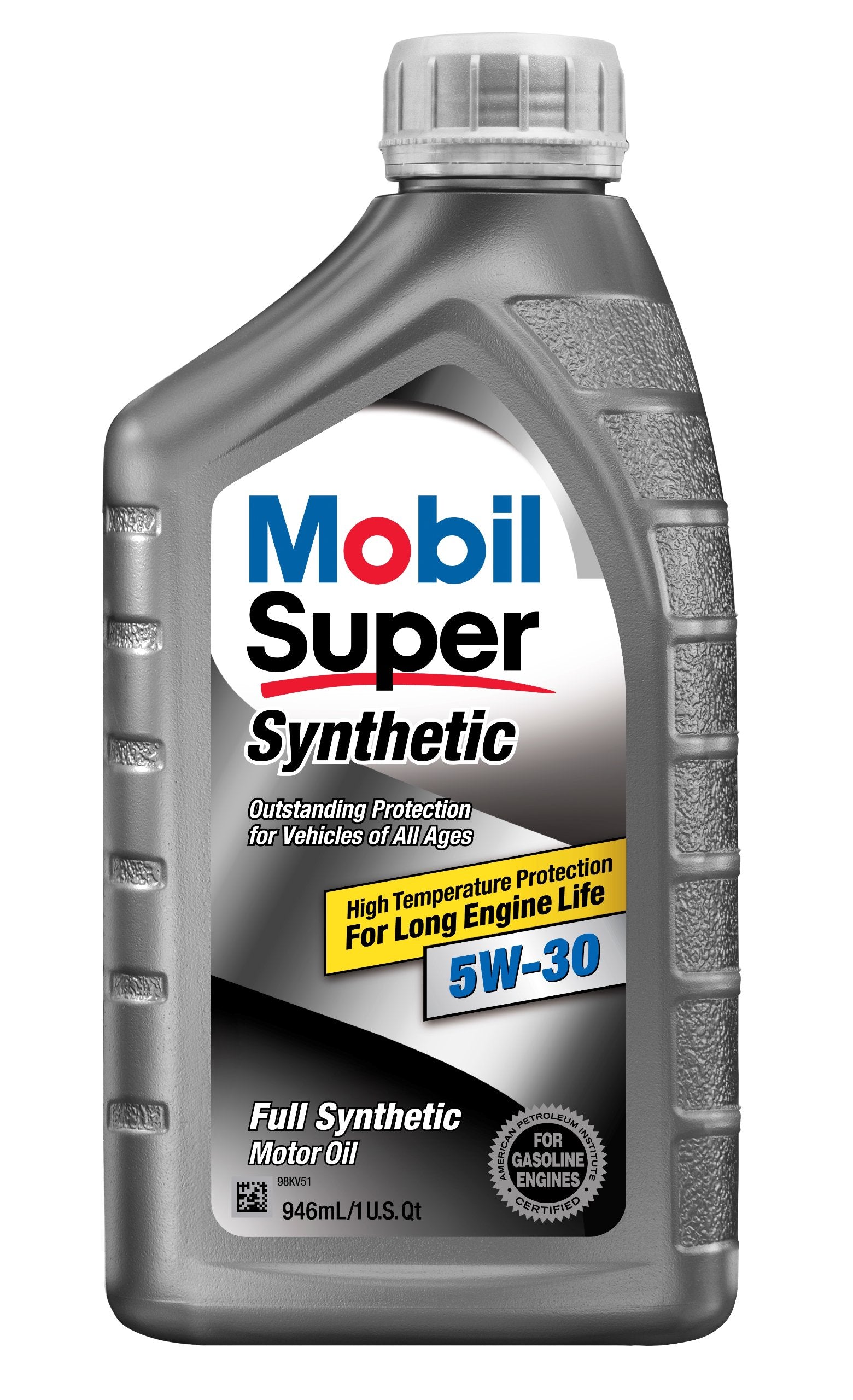 Mobil Super 5W-30 Synthetic Motor Oil - 1 Quart - Like New