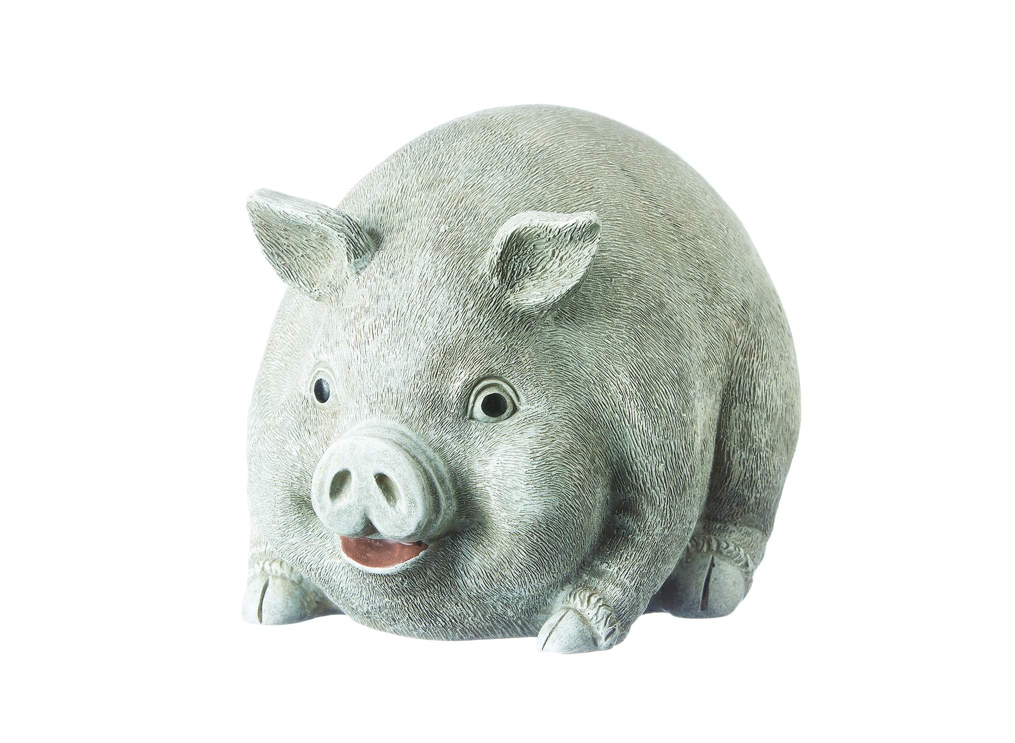 Roman Giftware Inc., Garden Collection, Pudgy Pals, 6" H Pig Bluetooth Speaker,Religious, Inspirational, Durable (7x5x5) - Like New