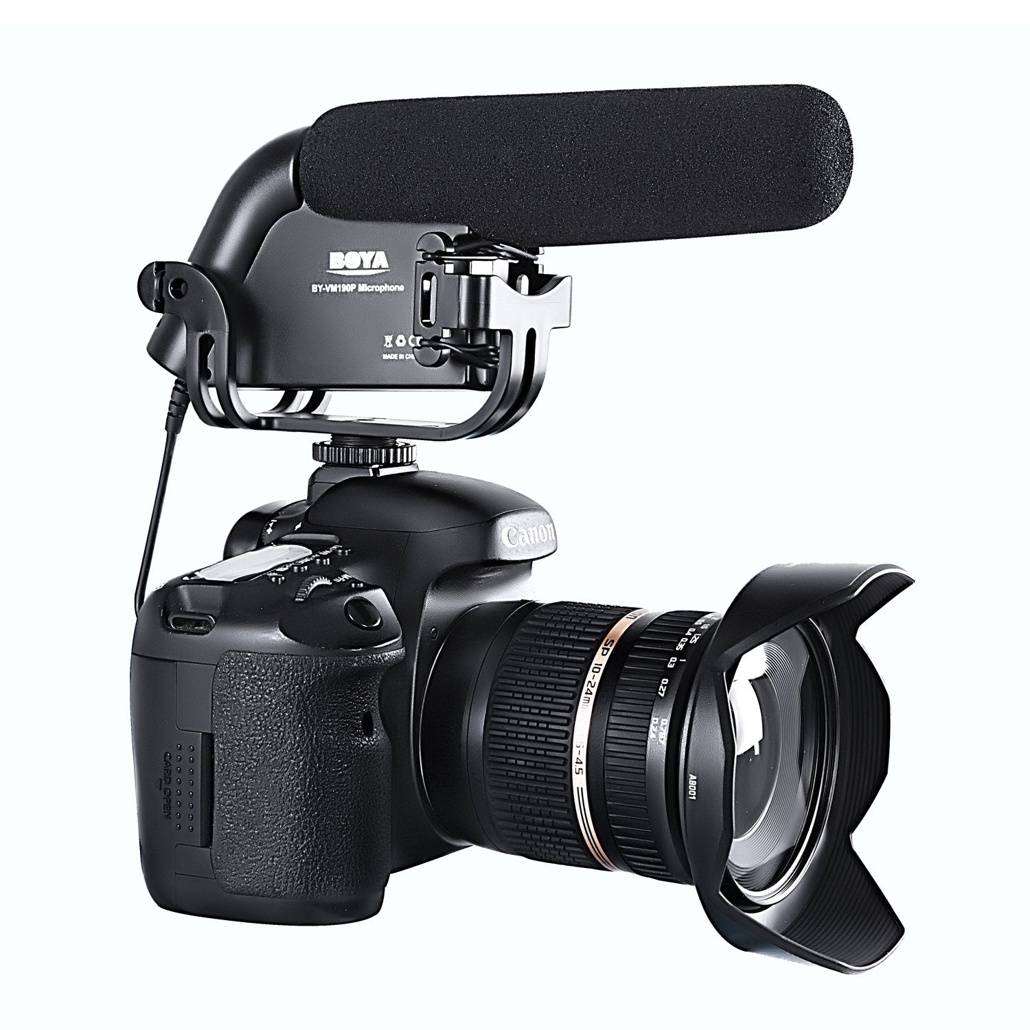 Boya BY-VM190 Professional Directional Video Condenser Shotgun Microphone for Canon Sony Pentax DSLR Camera Camcorder DV - Like New