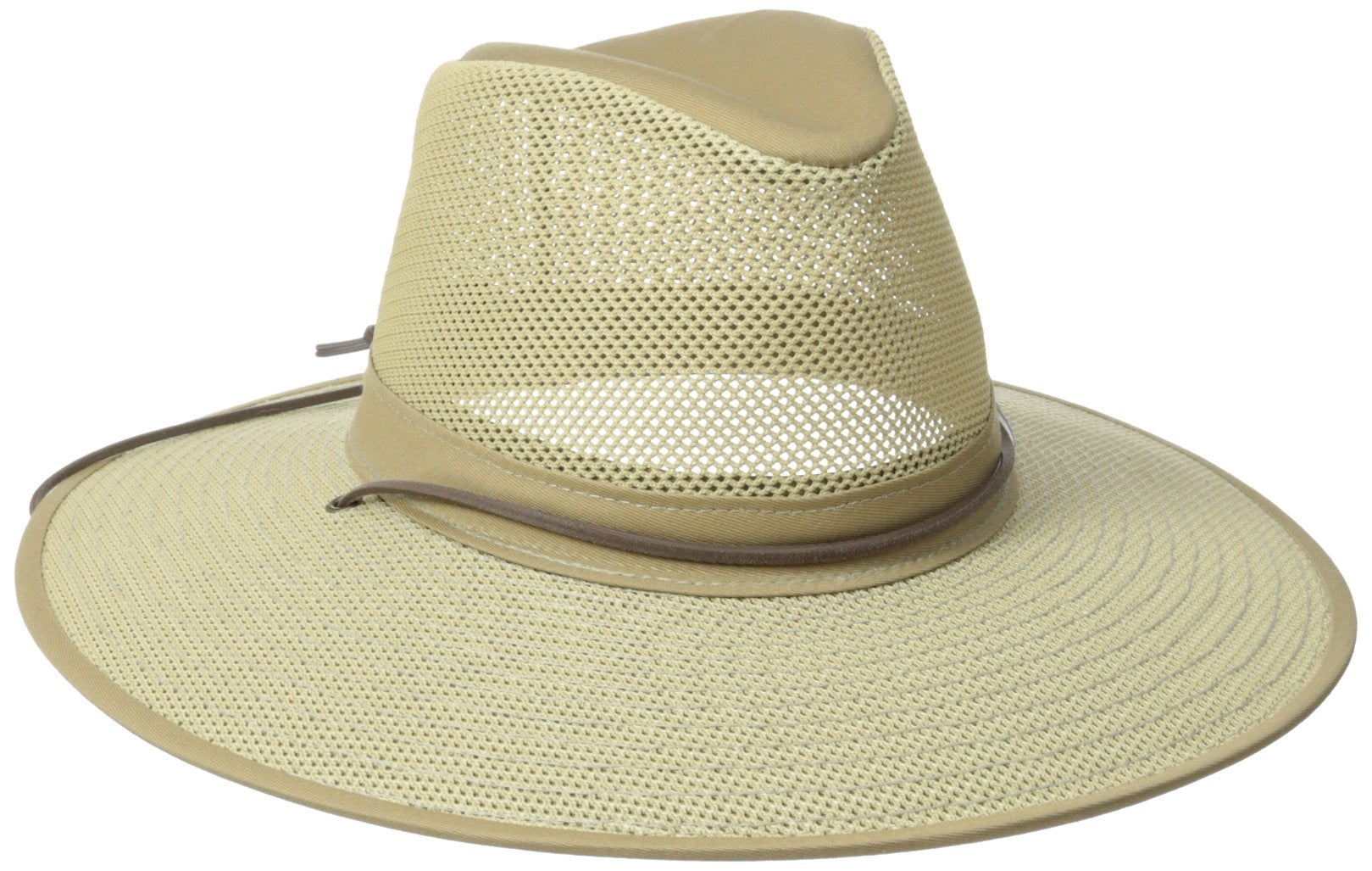 Henschel Hats Aussie Breezer Hat - Sun Protection & Crushable Soft Mesh Hat - Outdoor Men's Summer Hat with Adjustable String - Like New