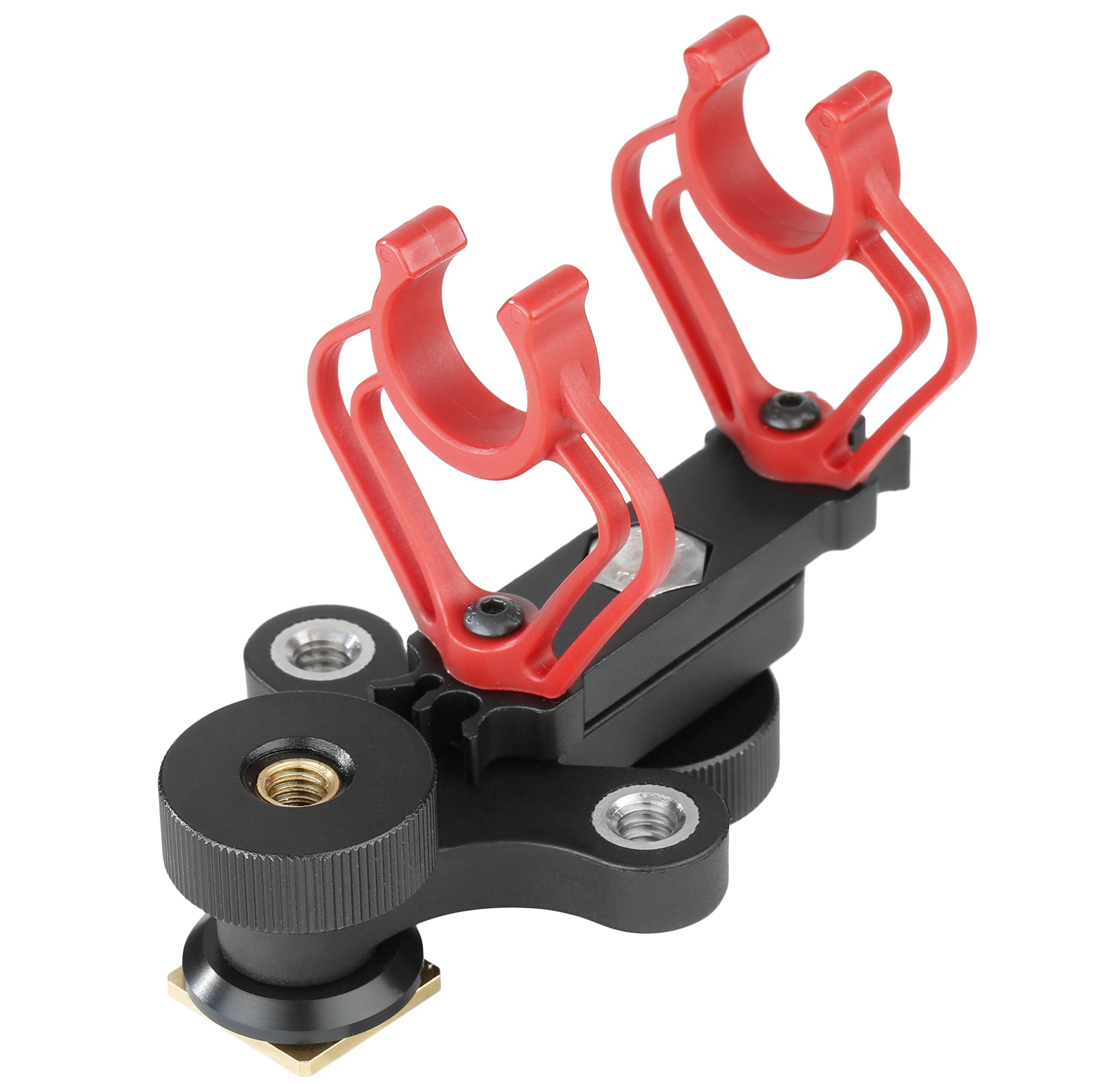 Movo SMM100 Pro Nylon Suspension Shock Mount with Camera Shoe and Swivel Bracket for Rode, Azden, Audio-Technica, Sennheiser, Other 18-22mm Diameter Shotgun Microphones - Very Good