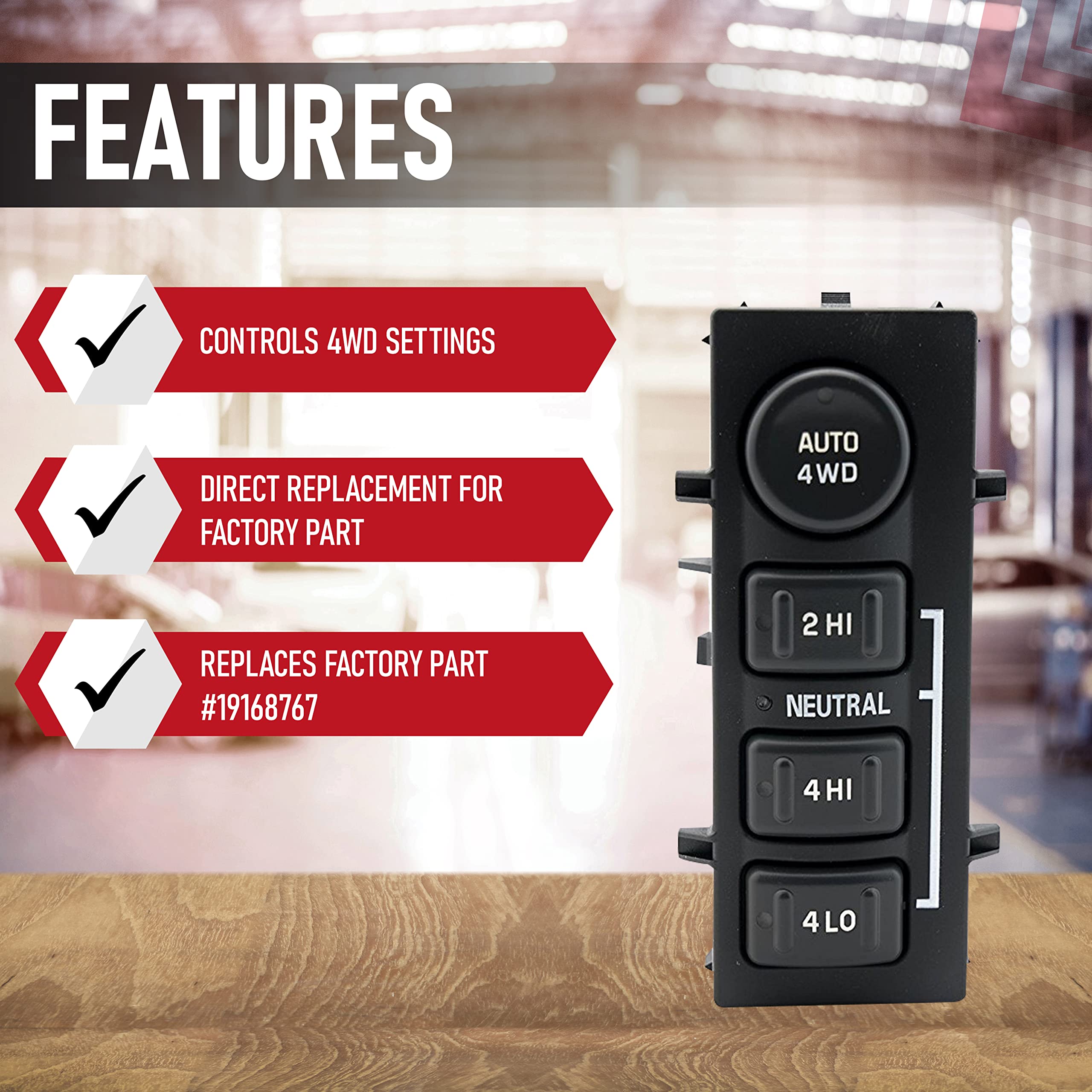 Auto 4WD Switch for GM Trucks - Like New