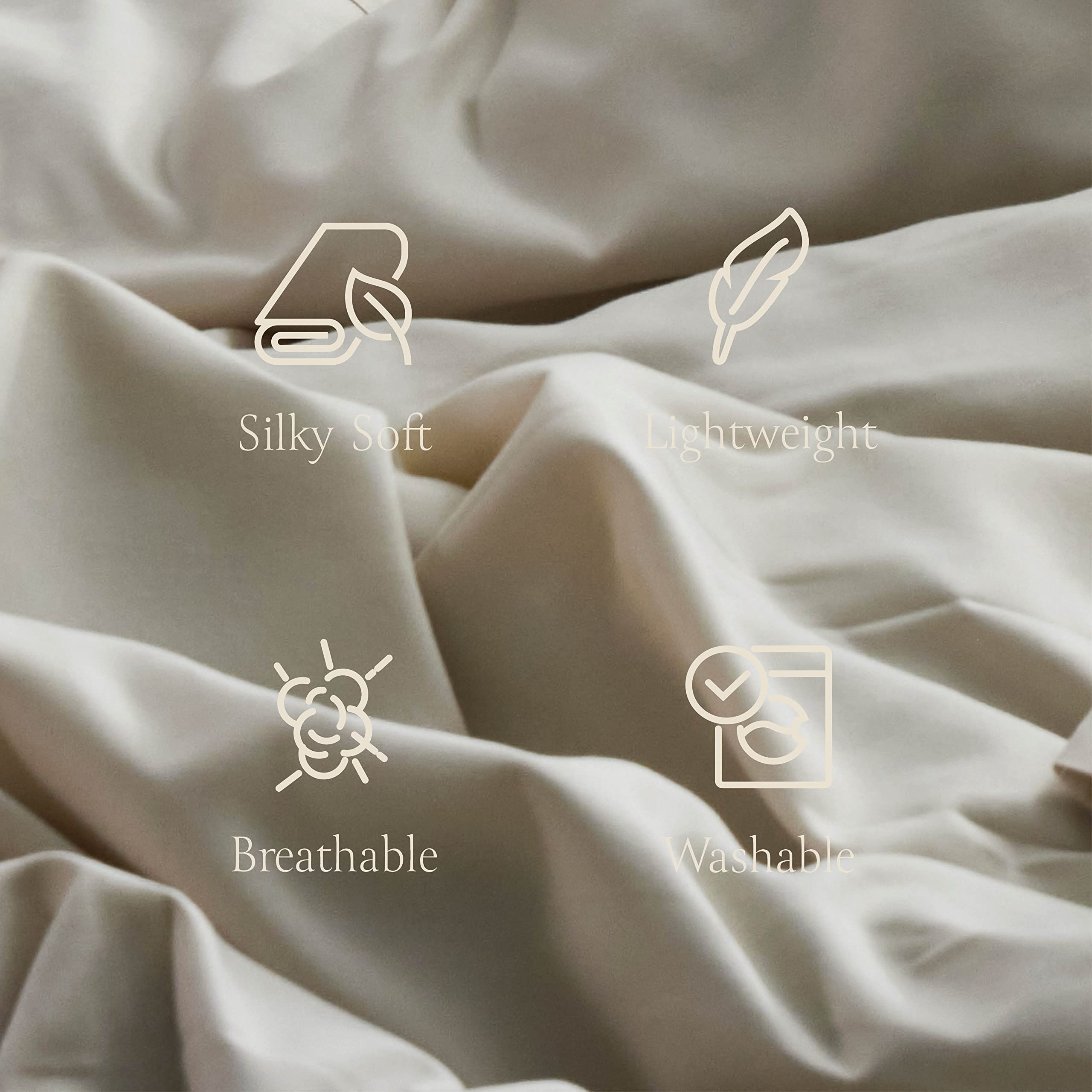 BELADOR Silky Soft Full Sheet Set - Luxury 6 Piece Bed Sheets for Full Size Bed, Secure-Fit Deep Pocket Sheets with Elastic, Breathable Hotel Sheets and Pillowcase Set, Wrinkle Free Oeko-Tex Sheets  - Very Good