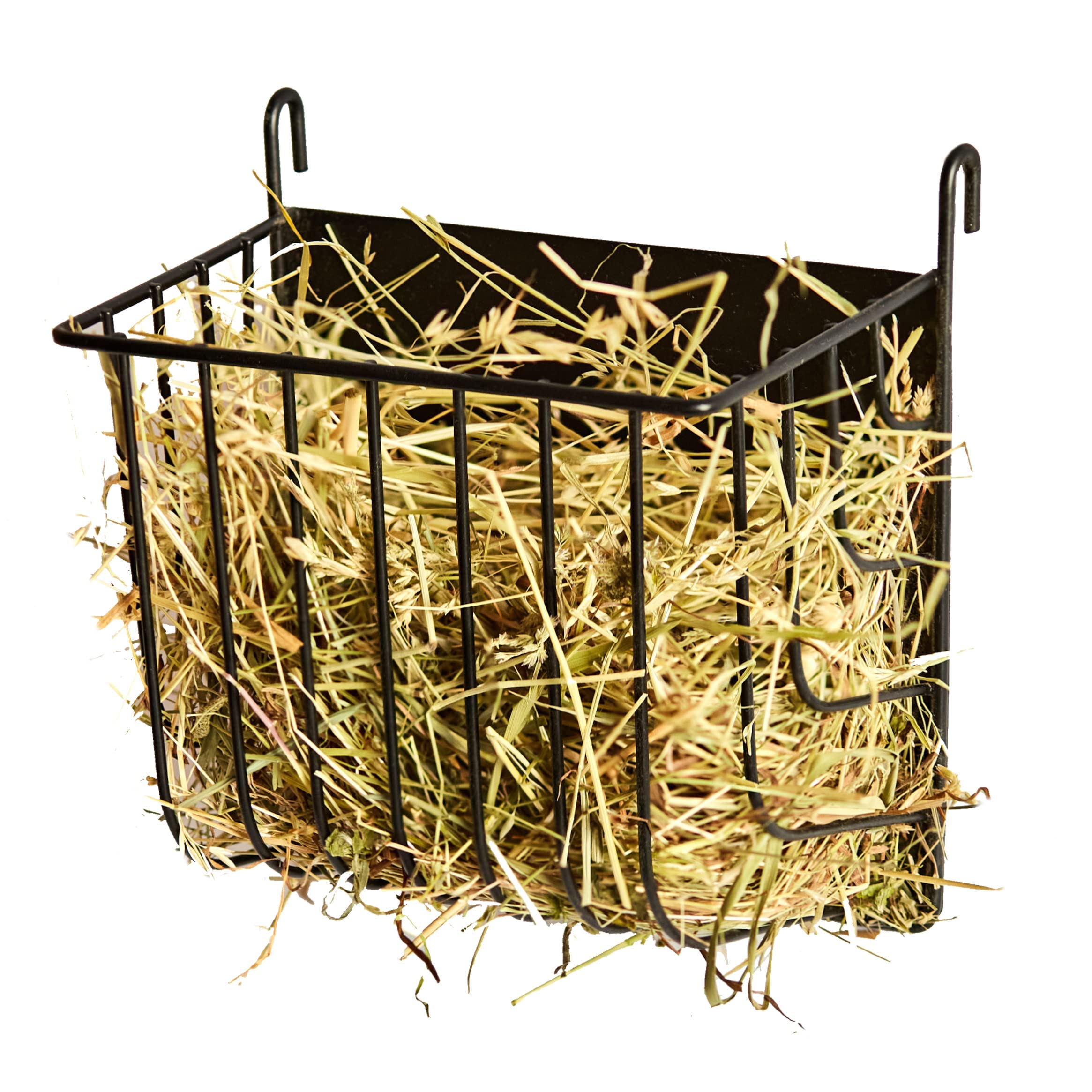 Hay Feeder for Rabbit, Guinea Pig, Bunny, Chinchilla, Heavy Duty Metal Rack Hay Holder - 7.3x4.3x6.7 inch - Acceptable