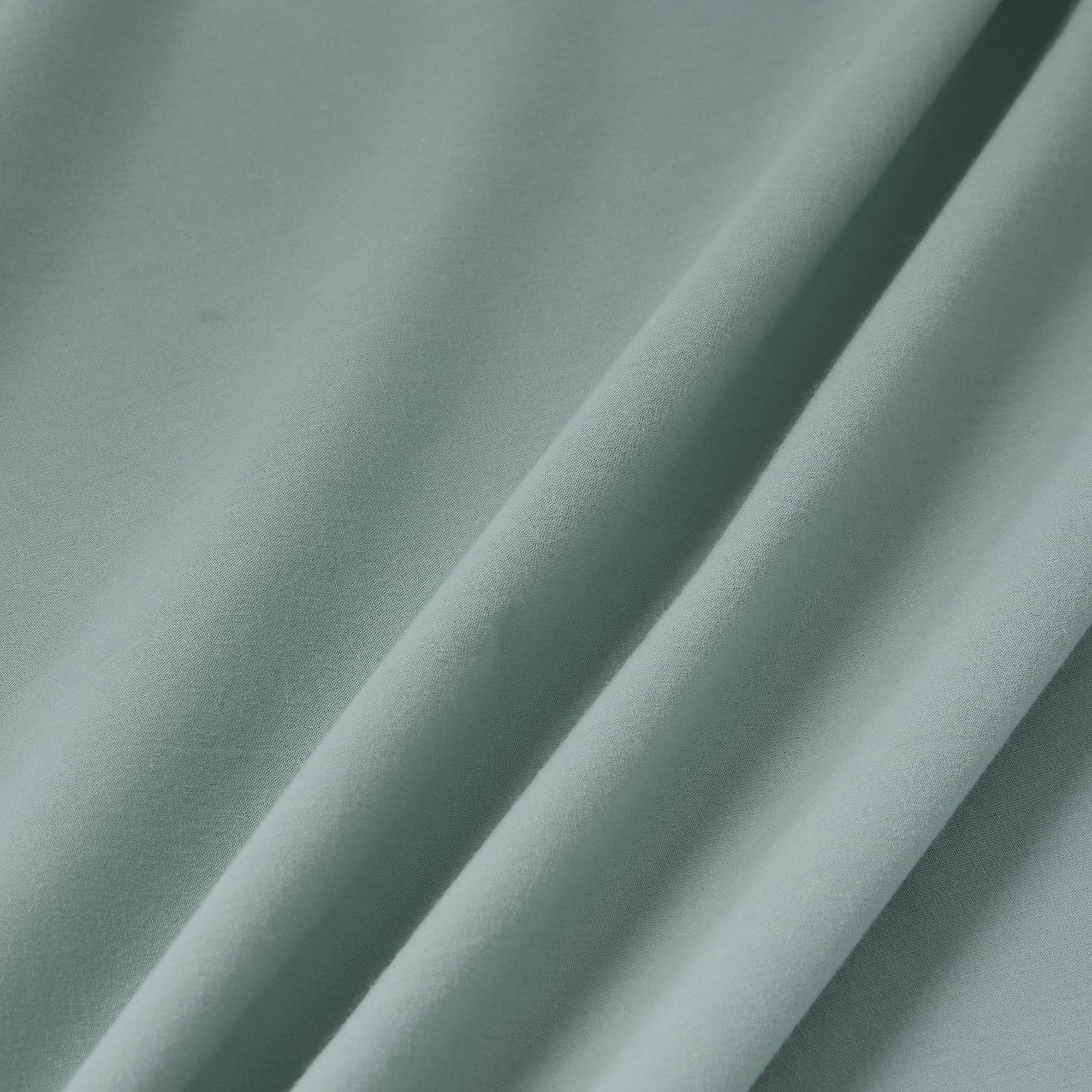 Dwell Studio 100% Cotton Percale Sheet Set - Deep Pocket, 4 Piece - 1 Flat, 1 Deep Pocket Fitted Sheet and 2 Pillowcases, Crisp Cool and Strong Bed Linen - Like New