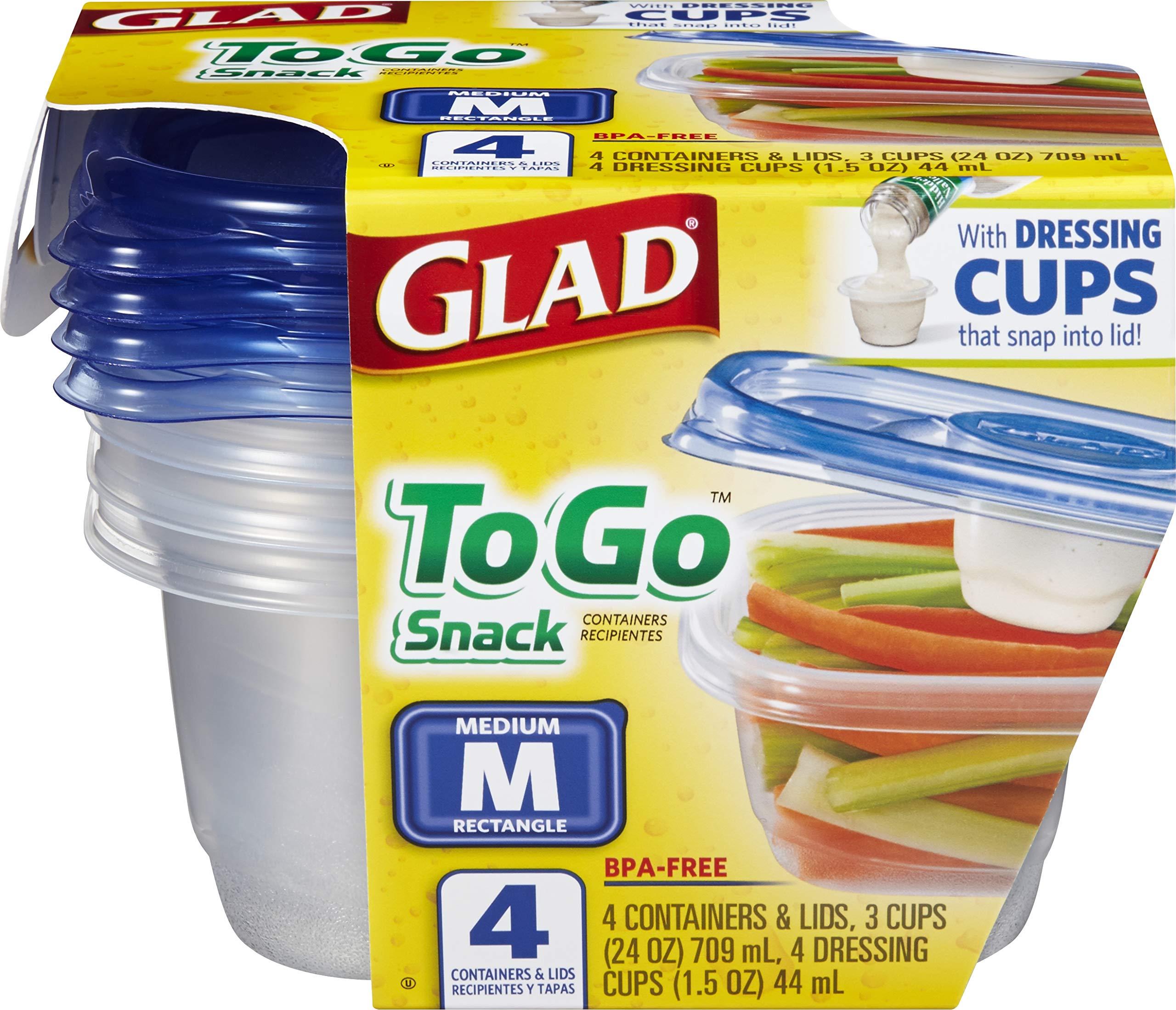 Glad Food Storage Containers - Acceptable