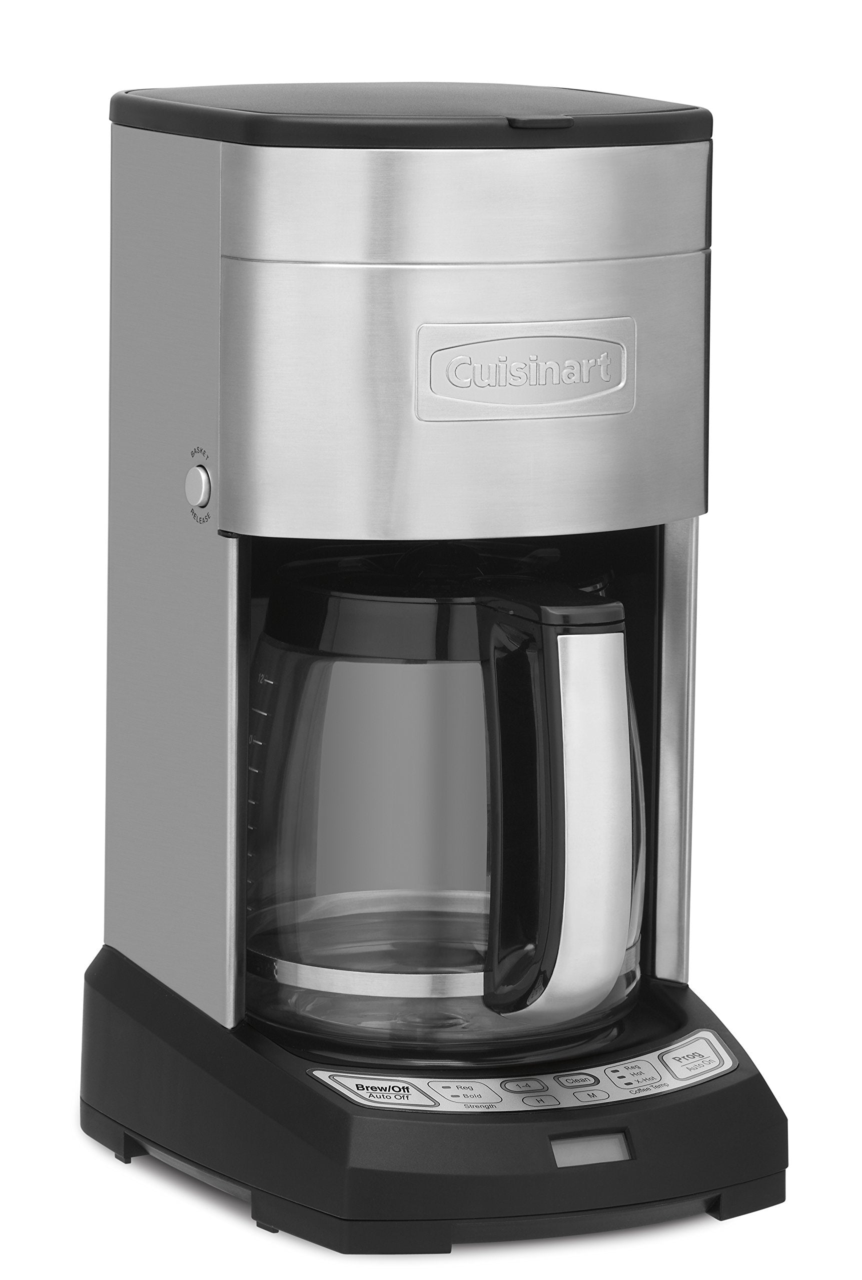 Cuisinart DCC-1200 Brew Central 12 Cup Programmable Coffeemaker, Black/Silver - Like New
