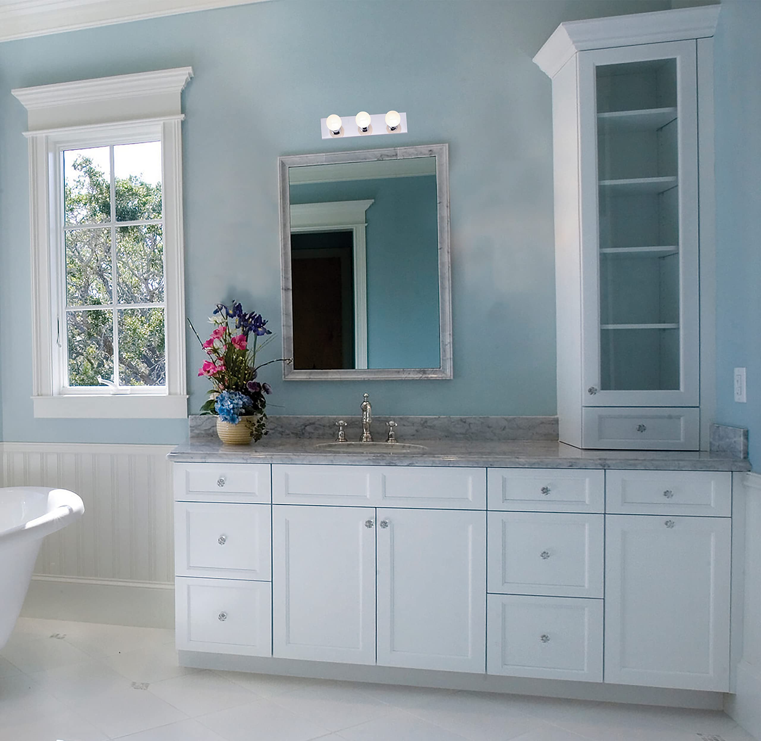 Nuvo Three Light Vanity Strip - Like New