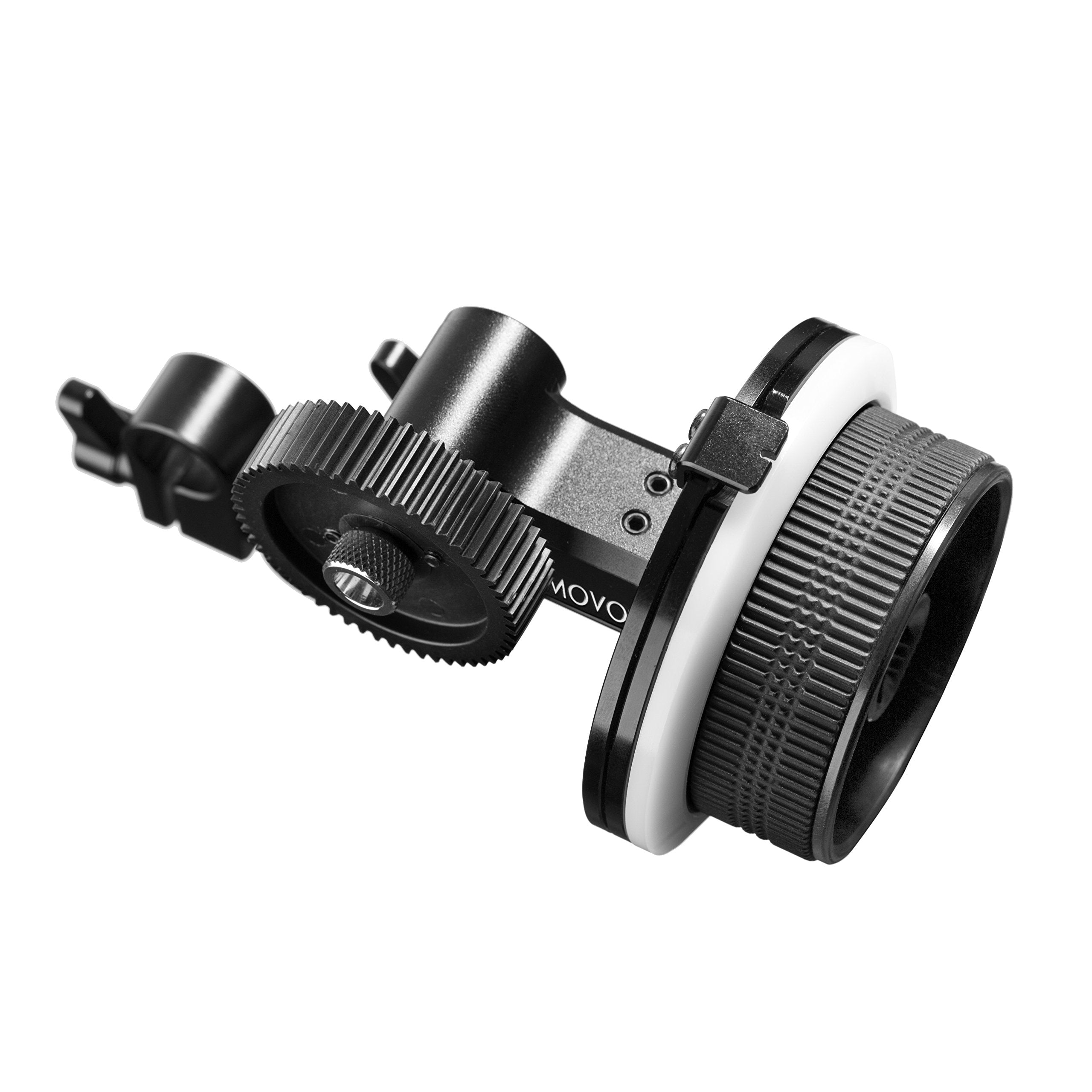 Movo F1X Precision Follow Focus System with 66mm, 77mm and 88mm Adjustable Gear Rings - Like New