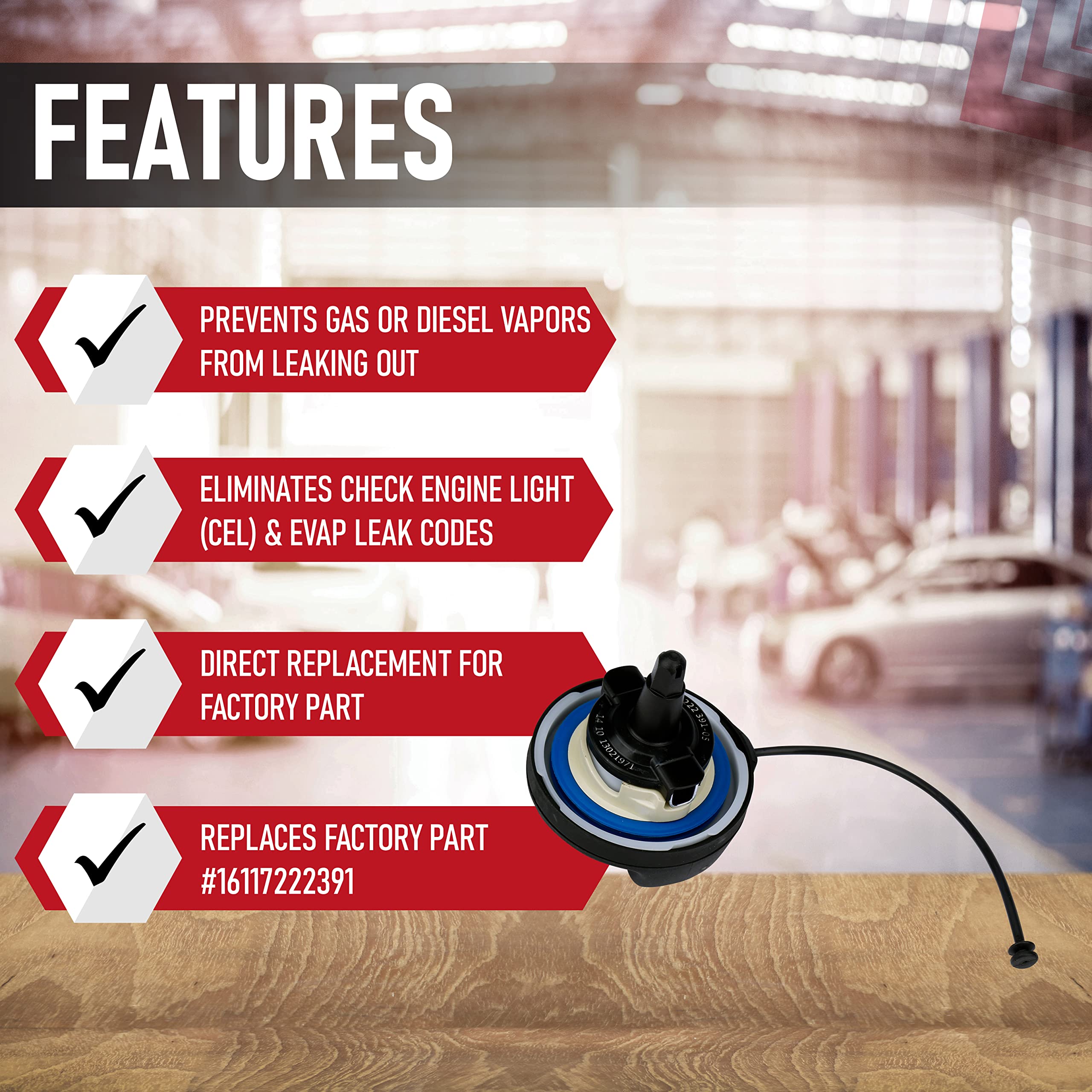 Gas Tank Caps - P - Very Good