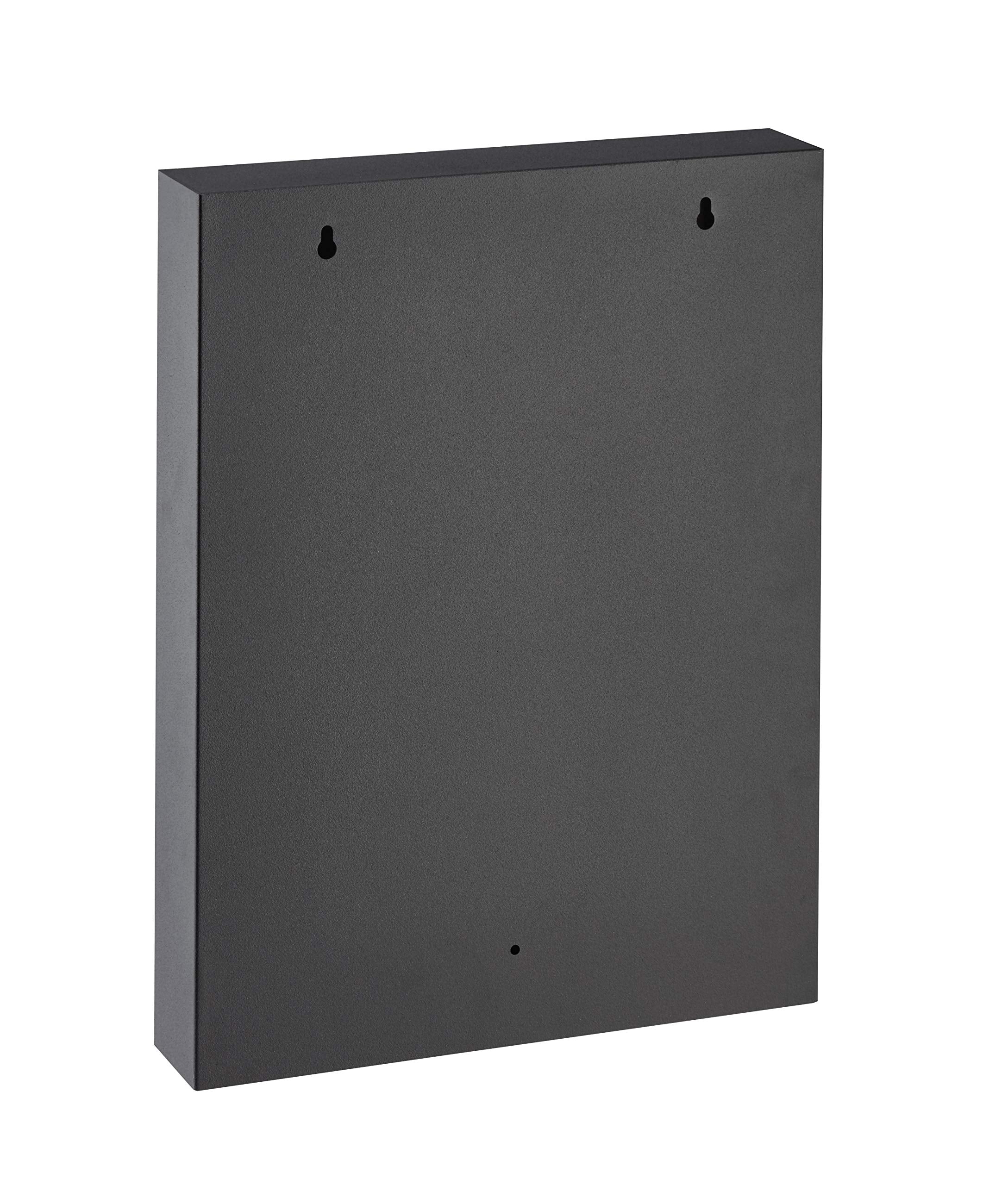 AdirOffice 60 Hooks Key Cabinet with Digital Lock - Heavy Duty Secured Storage, Steel- Ideal for Homes Hotels Schools & Businesses (Black) - Very Good
