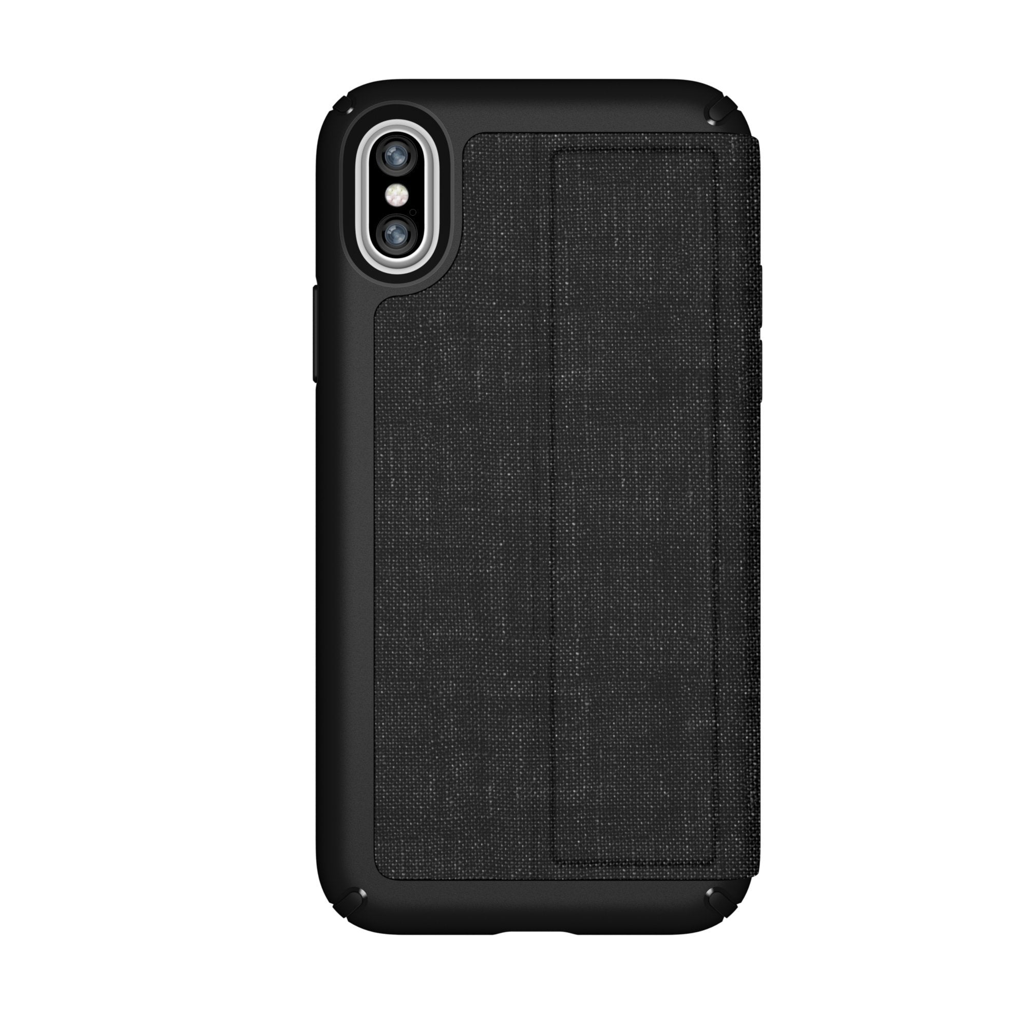 Speck Presidio Folio Case with Privacy Screen Protector and Secure Card Slot for iPhone X - Like New