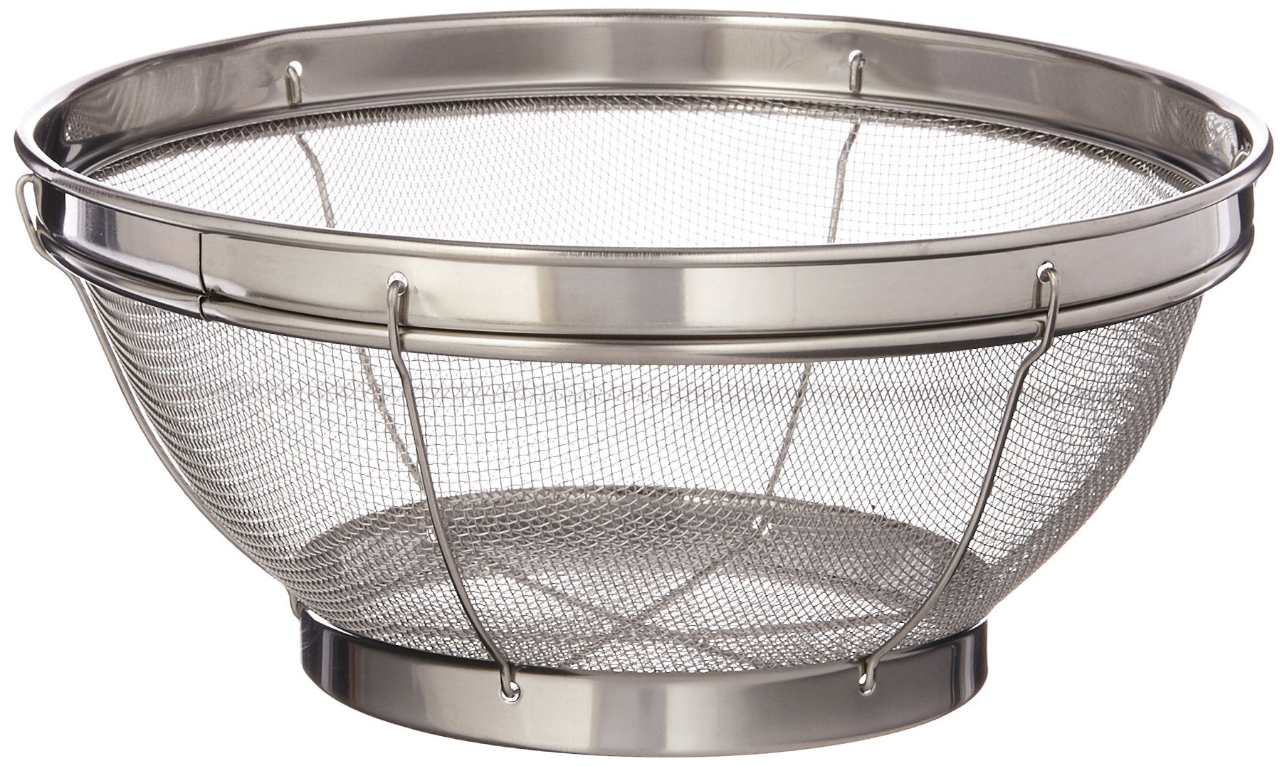 Norpro Stainless Steel 7-1/2-Inch Mesh Colander, 3.5 x 7.5 x 7.5 inches, Silver - Like New