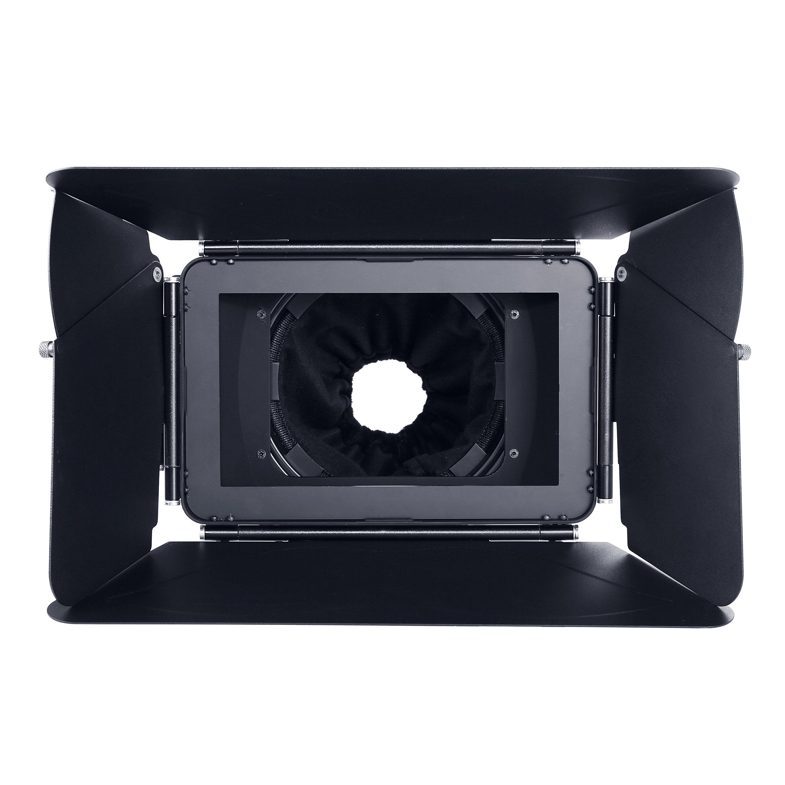 Movo/Sevenoak Professional Matte Box with Swing-Away Arm, French Flags, Side Wings and Universal Anti-Reflection Donut (for 15mm Rod System) - Like New