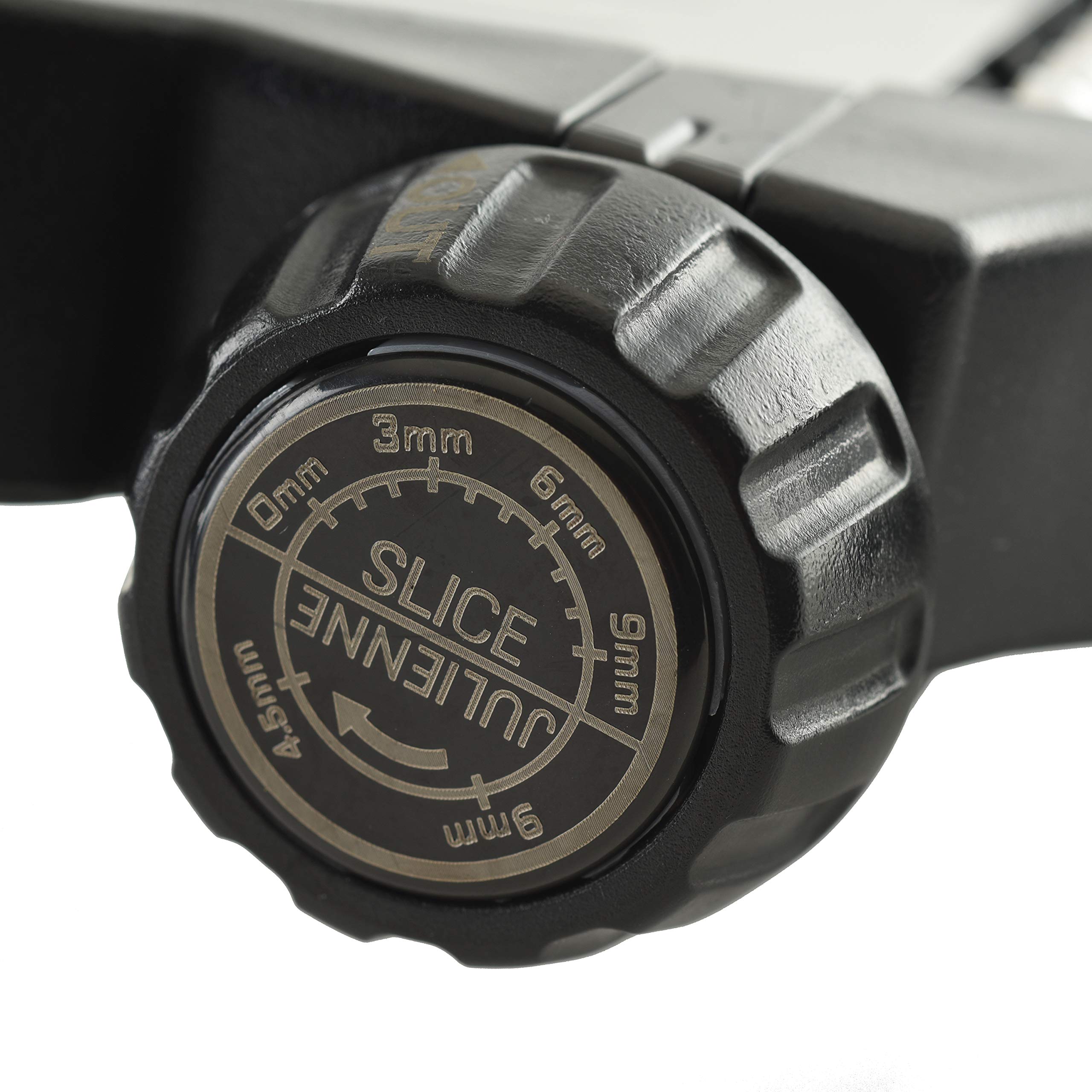 Norpro Deluxe Mandoline Slicer/Grater, Black, 12-in. - Like New