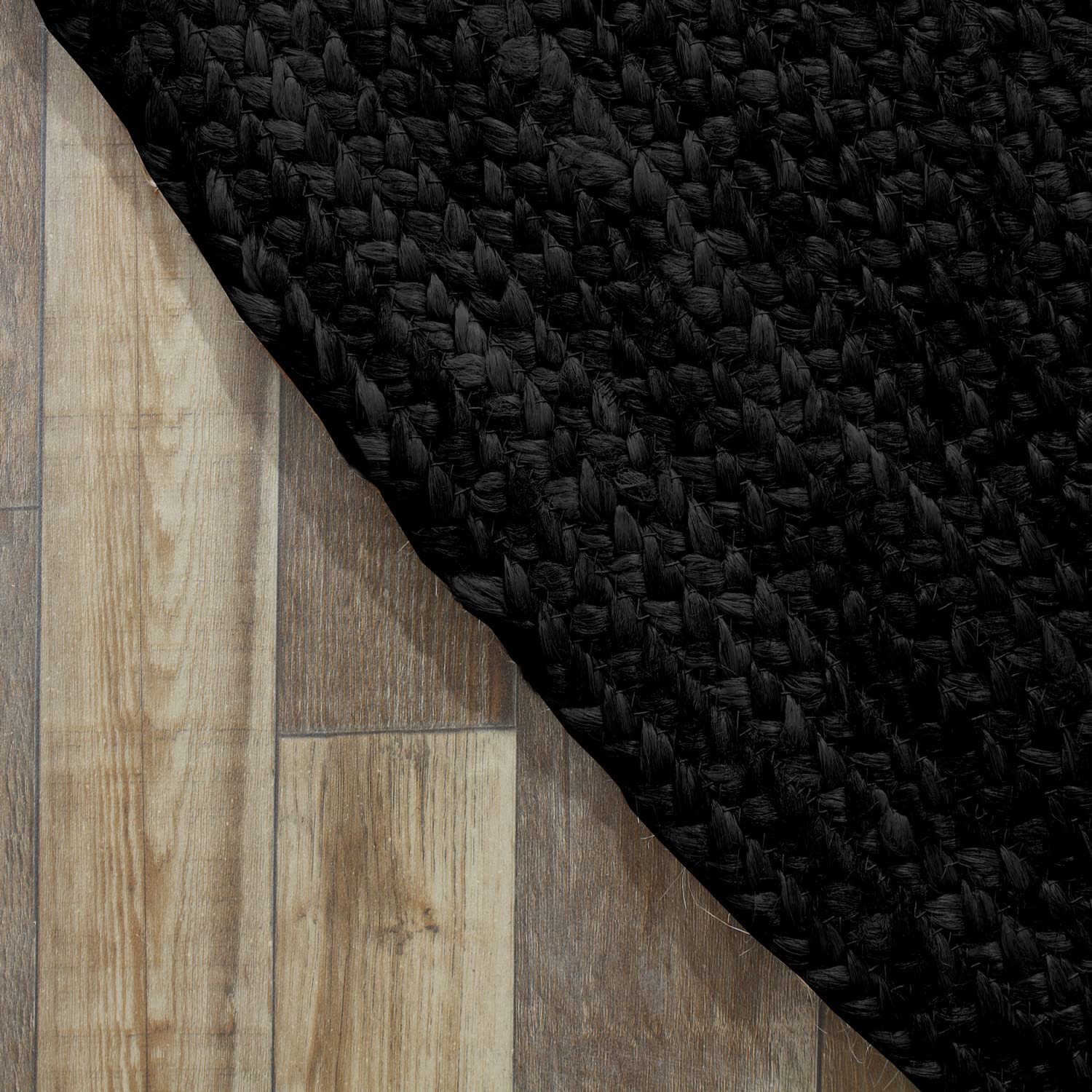 Signature Loom Hand Woven Farmhouse Jute Accent Rug - Like New