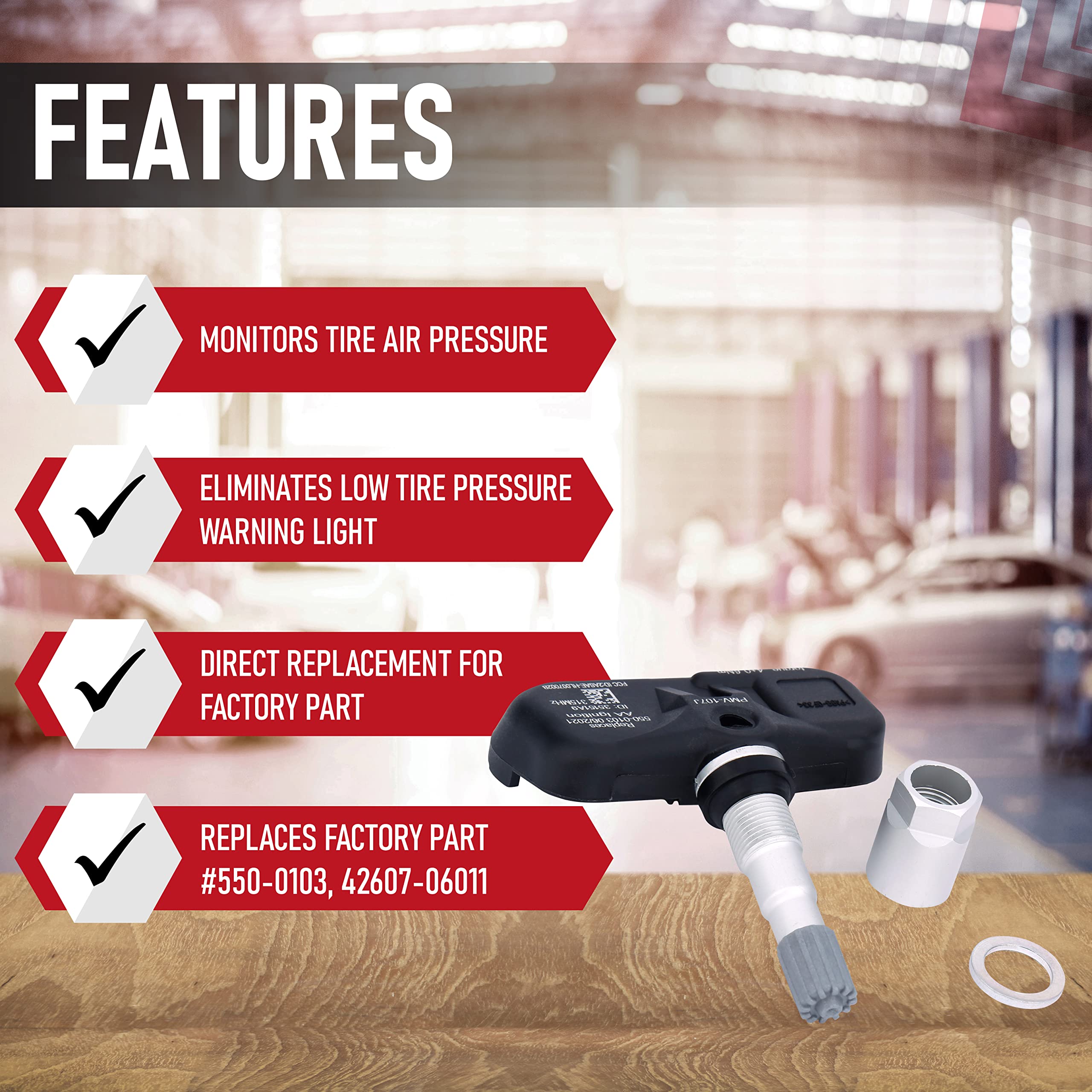 Tire Pressure Monitoring Sensors - Like New