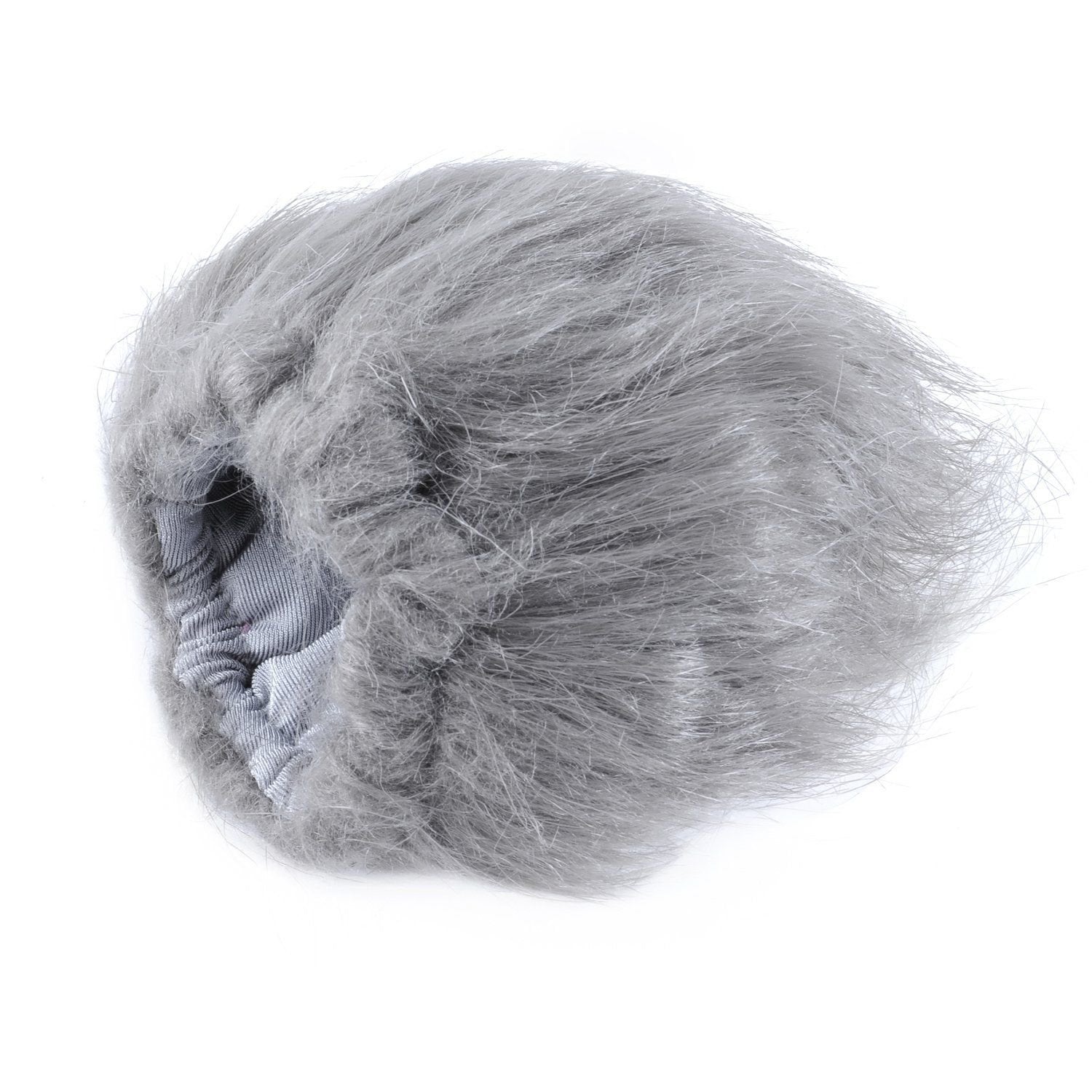 Movo WS2 Furry Microphone Windscreen Muff for Microphones and Recorders up 3" X 80mm (L x D) Fits Zoom H1n, H2n, H4n, H5, Tascam DR-05, and More (Light Gray) - Like New