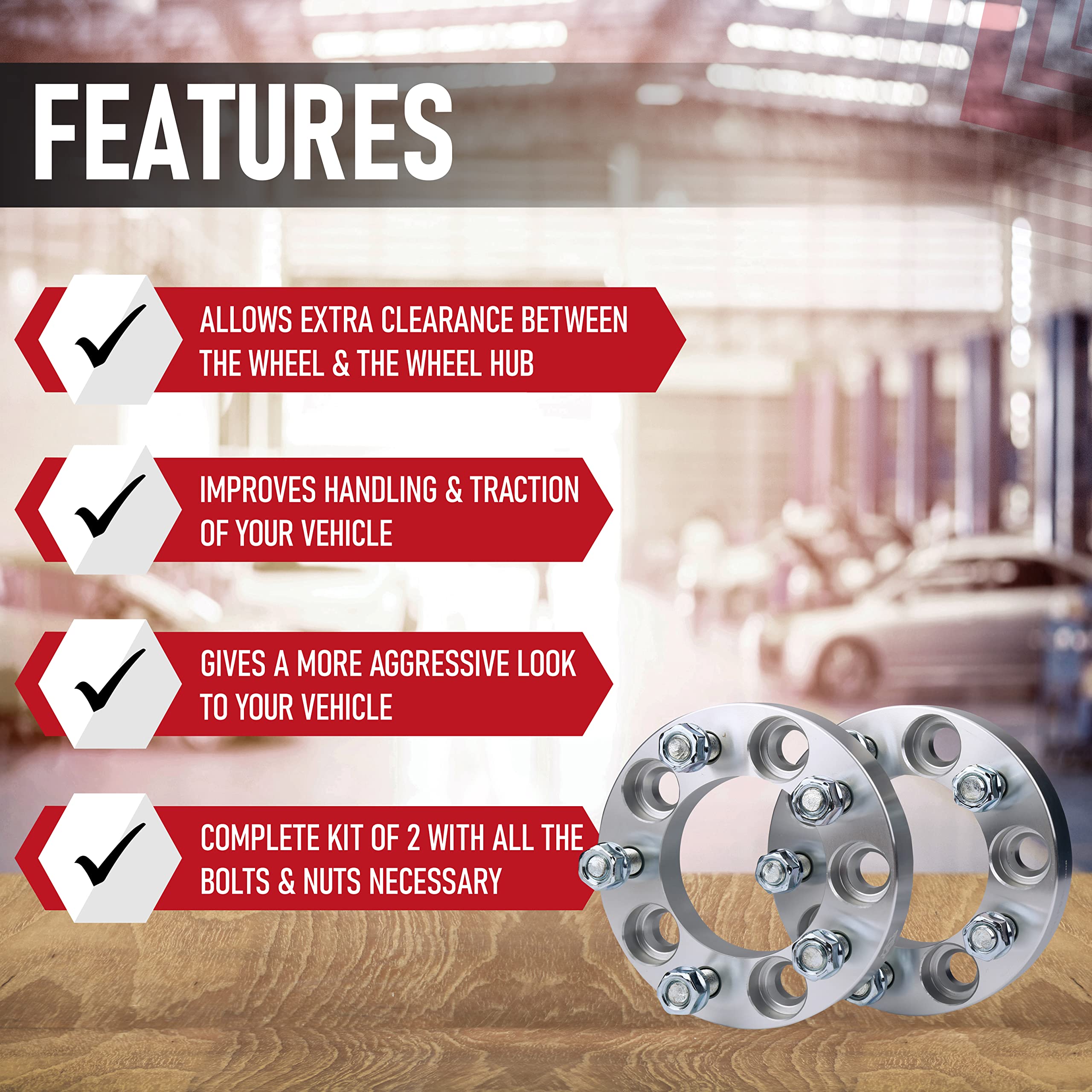 Wheel Spacer Set for Dodge - Like New