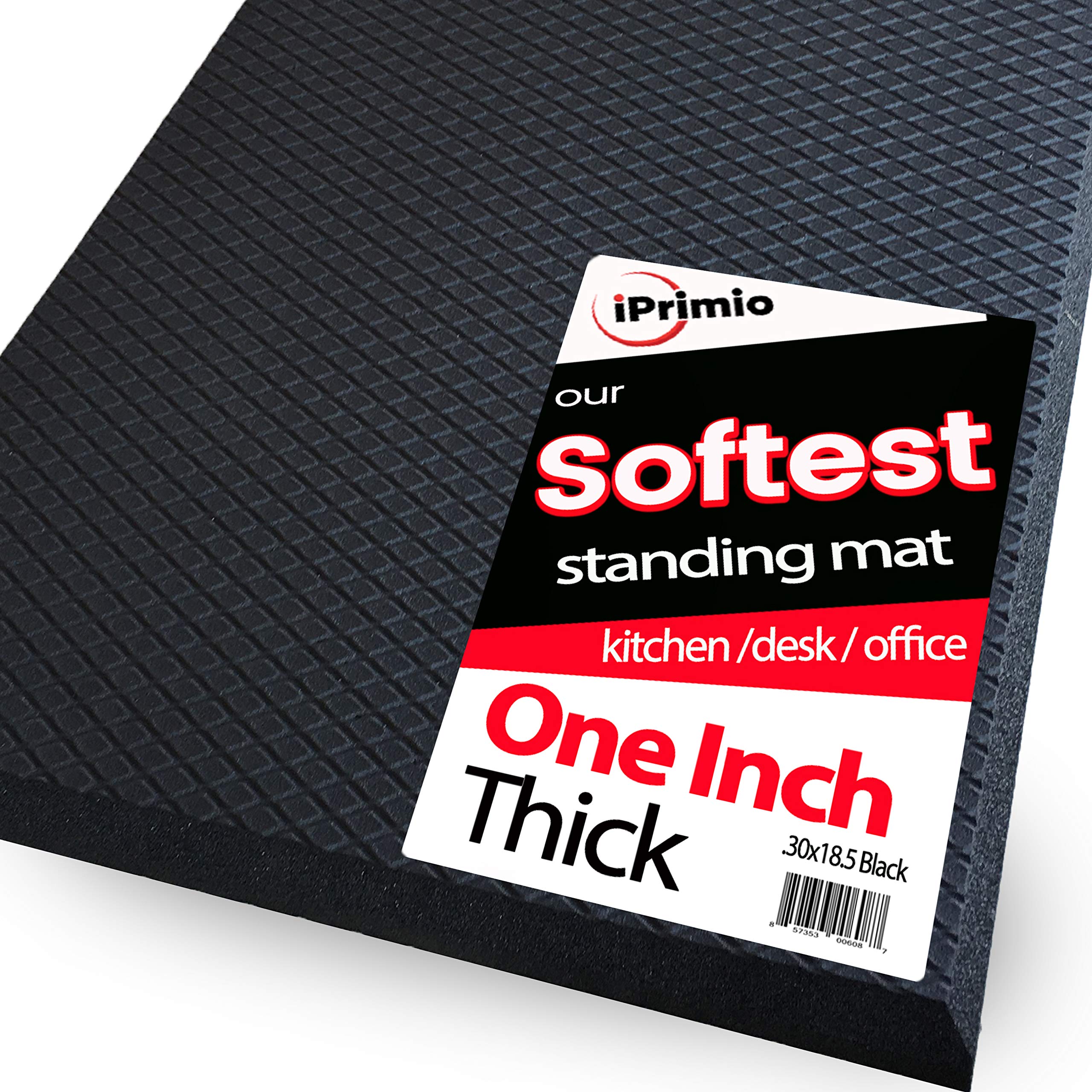 Extra Thick ONE INCH, Standing Anti Fatigue Mat - Soft Standing Mat for Office, Ergonomic, Counter, Standing Desk Floor Mat, Fatigue Kitchen Mat, Fatigue Floor Mat, - Very Good