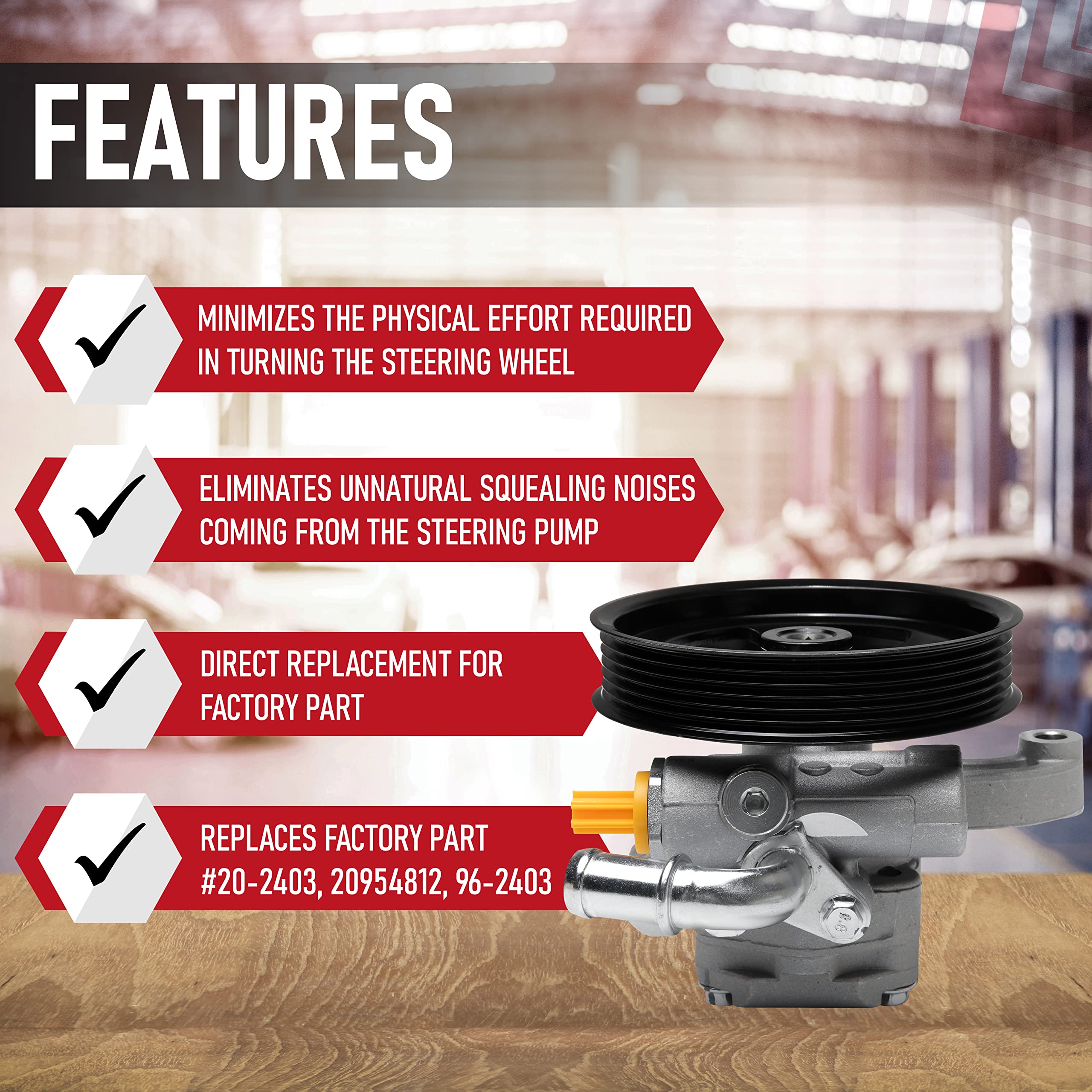 Power Steering Pump - P - Like New