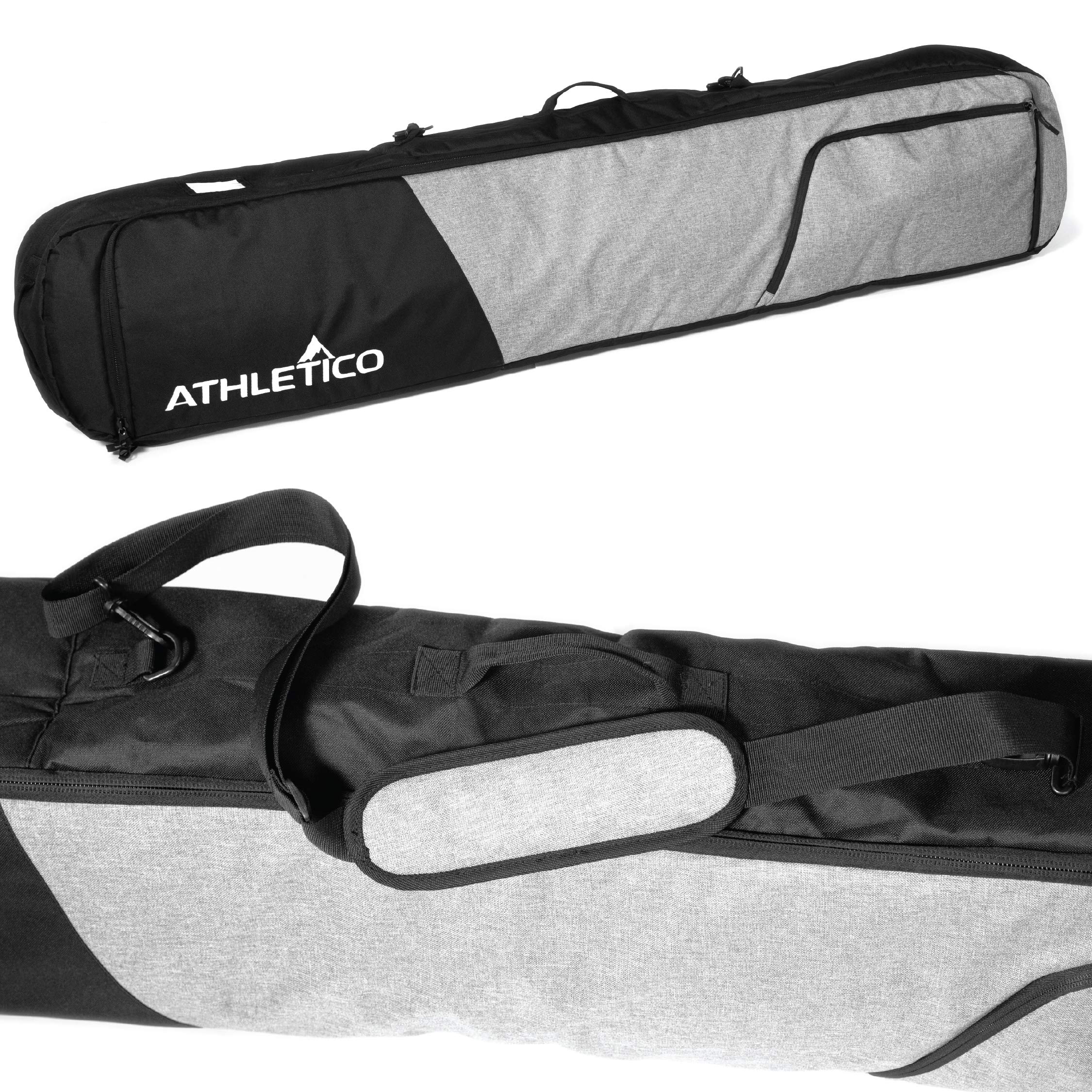 Athletico Peak Padded Snowboard Bag - Travel Bag for Single Snowboard and Snowboard Boots - Acceptable