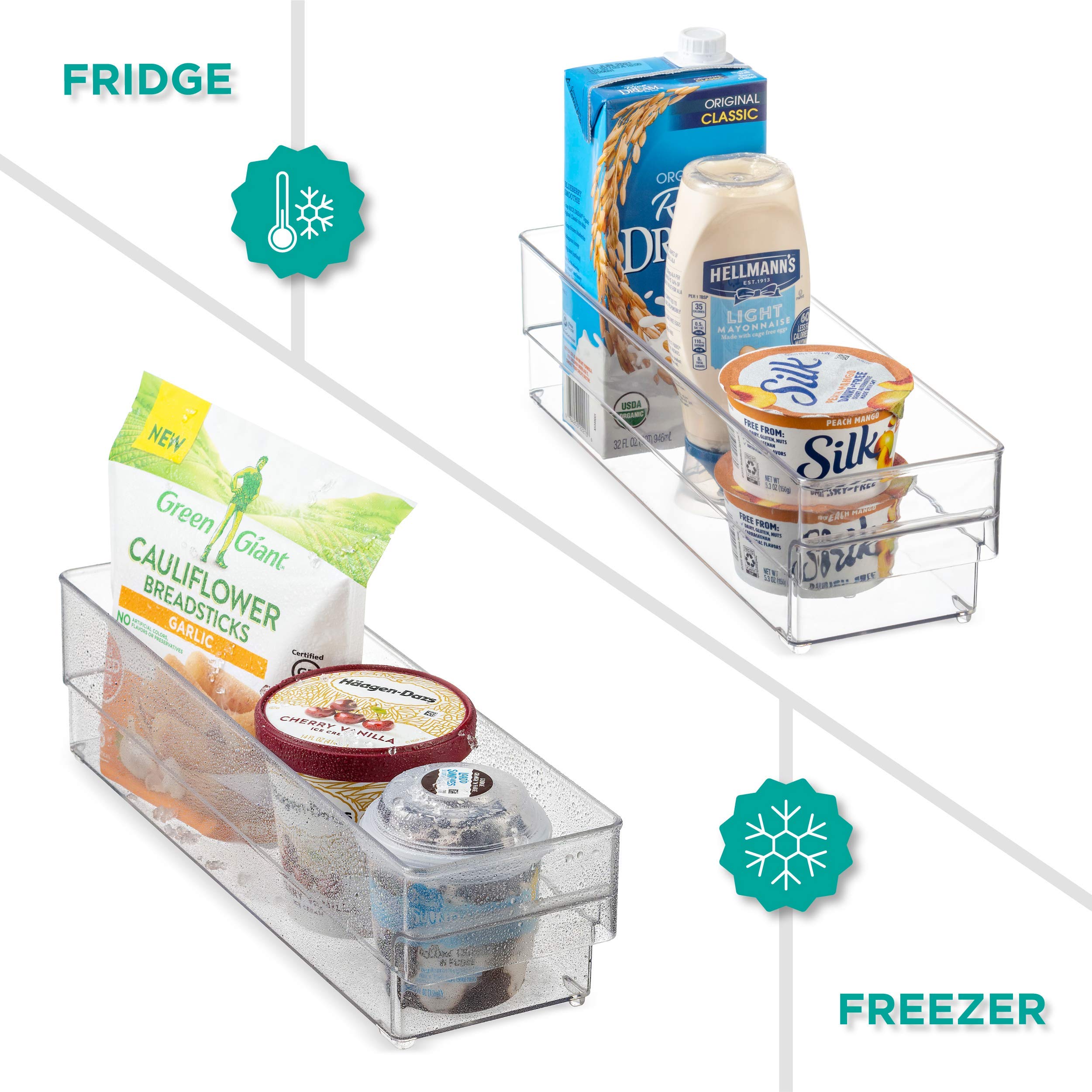 Homior Plastic Bins 2 Pack - Like New