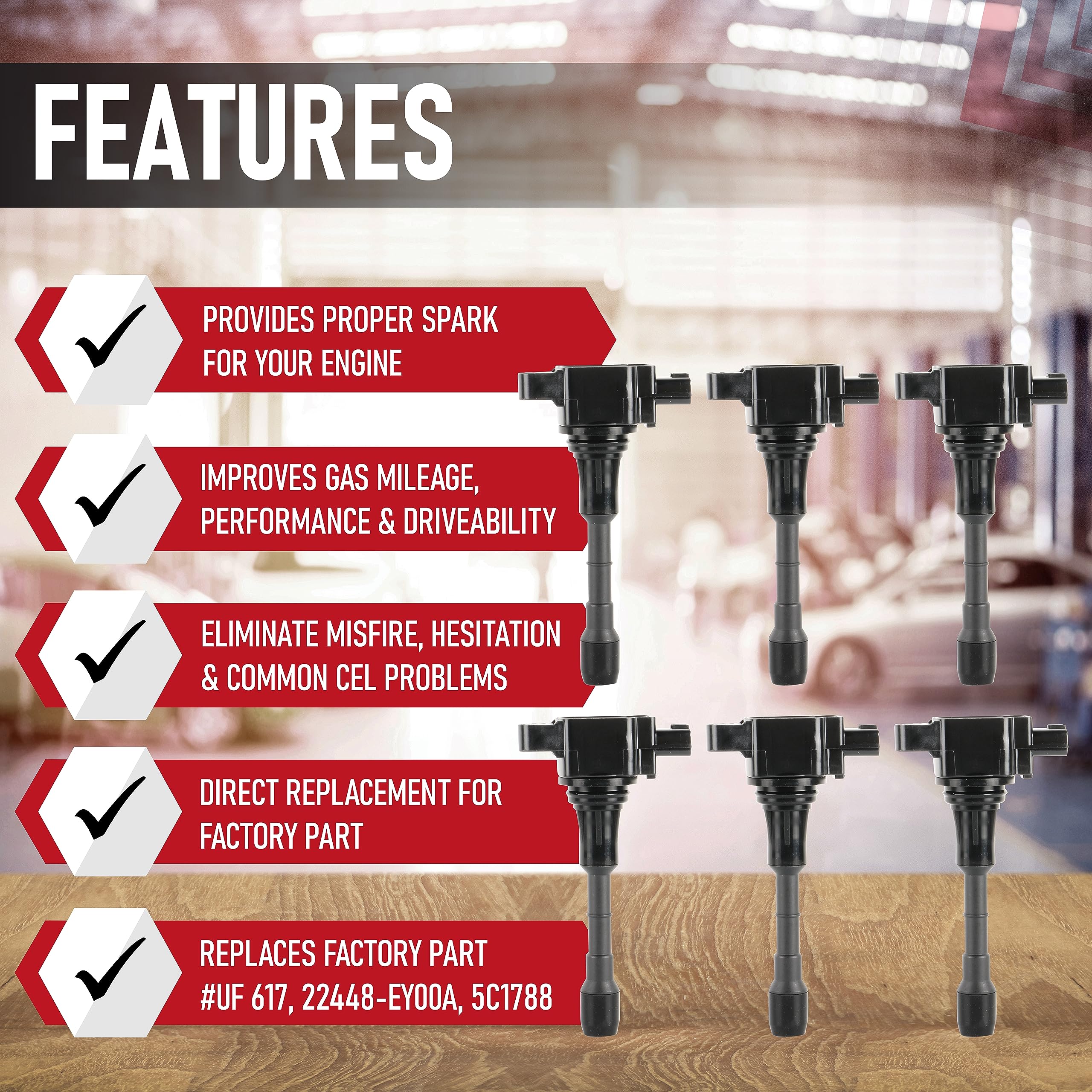 Nissan Ignition Coils - P - Very Good