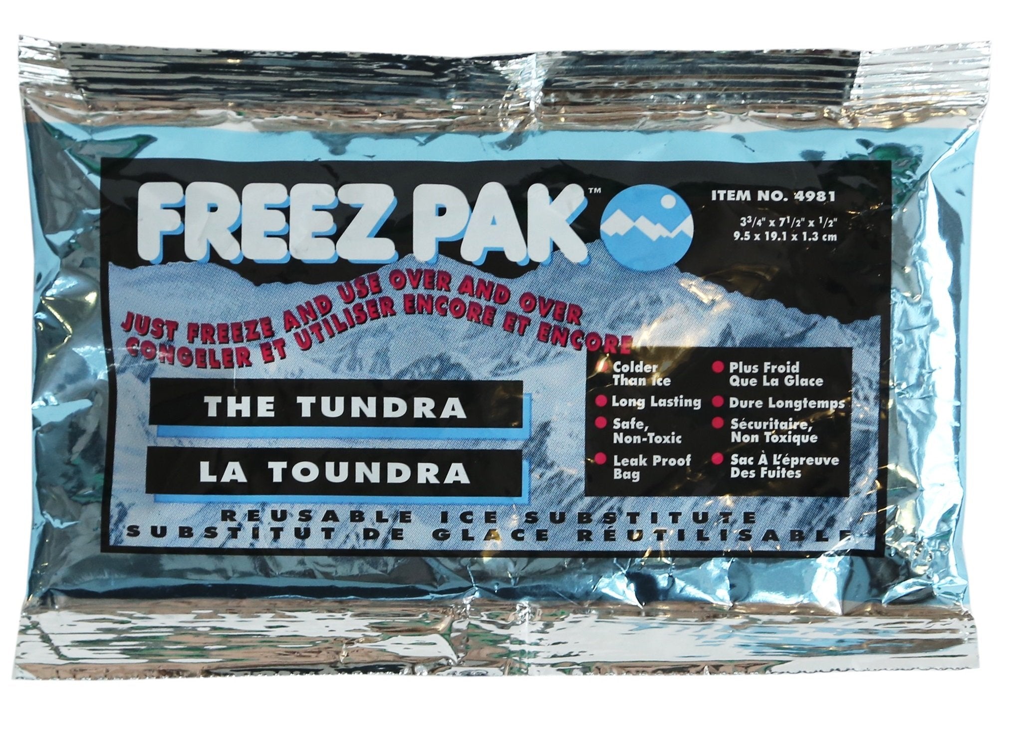 Lifoam 4981 The Tundra Reusable Ice Soft Pack, 8 ounce