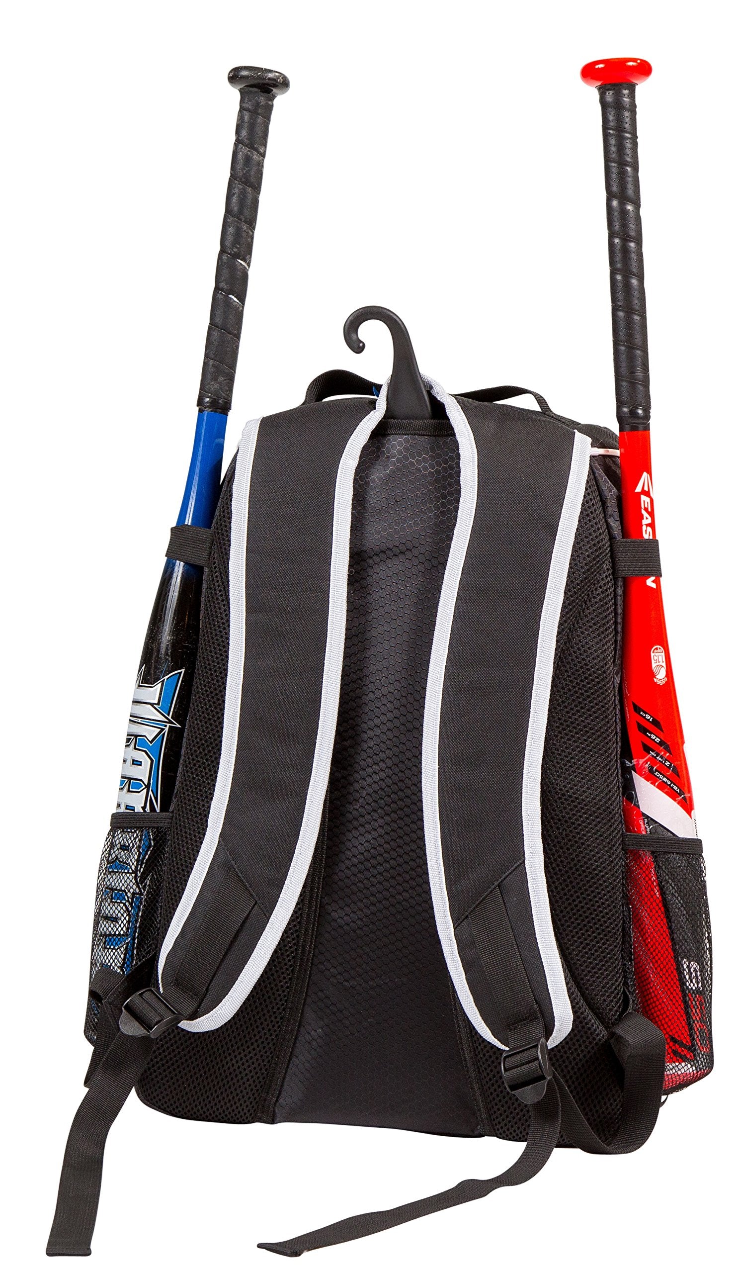 Athletico Baseball Bat Bag - Backpack for Baseball, T-Ball & Softball Equipment & Gear for Youth and Adults | Holds Bat, Helmet, Glove, & Shoes |Shoe Compartment & Fence Hook  - Very Good