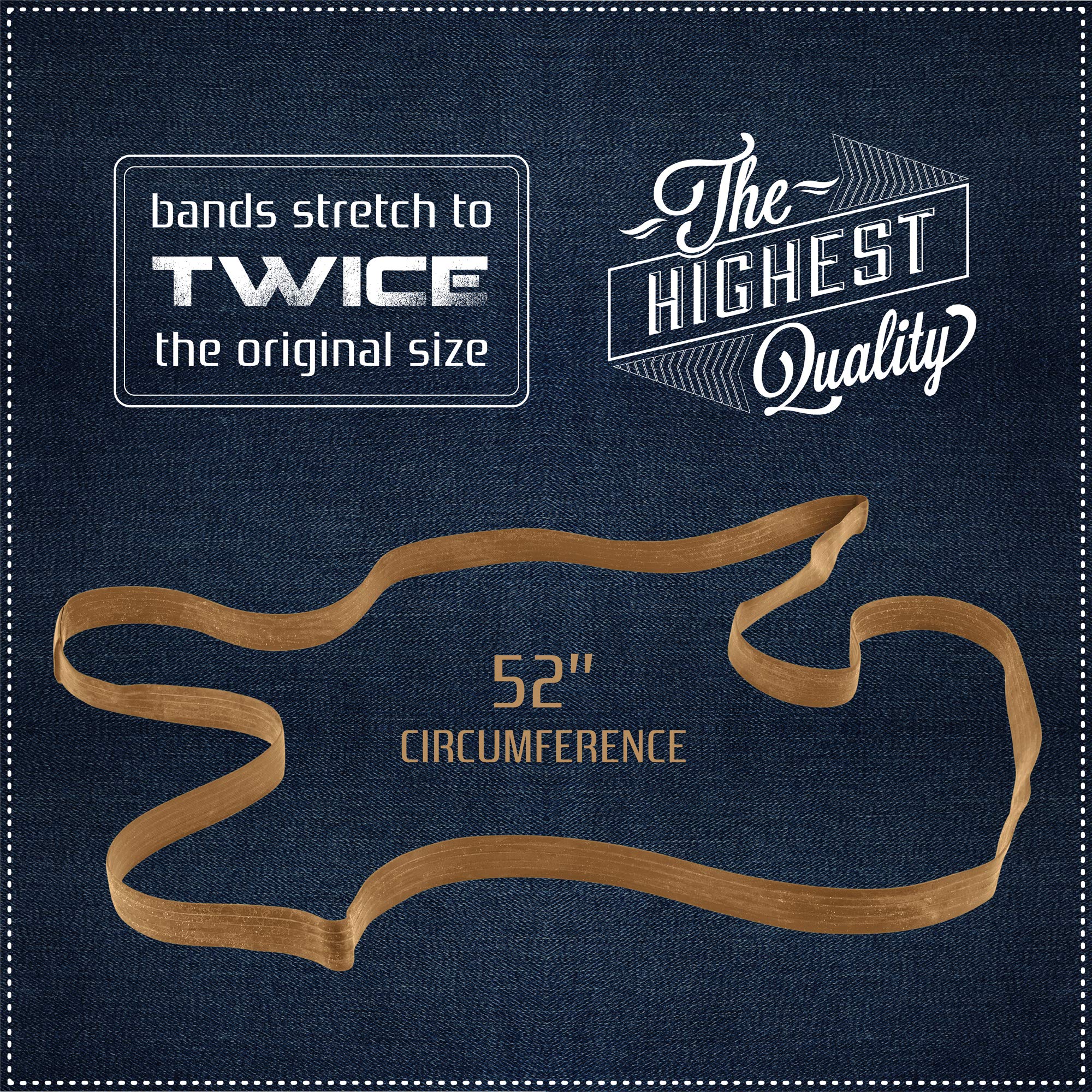 12 Pack Furniture Rubber Bands-25" Length Large Industrial Rubber Mover Bands - Pallet Band or Moving Blanket Band- by Kitchentoolz - Like New