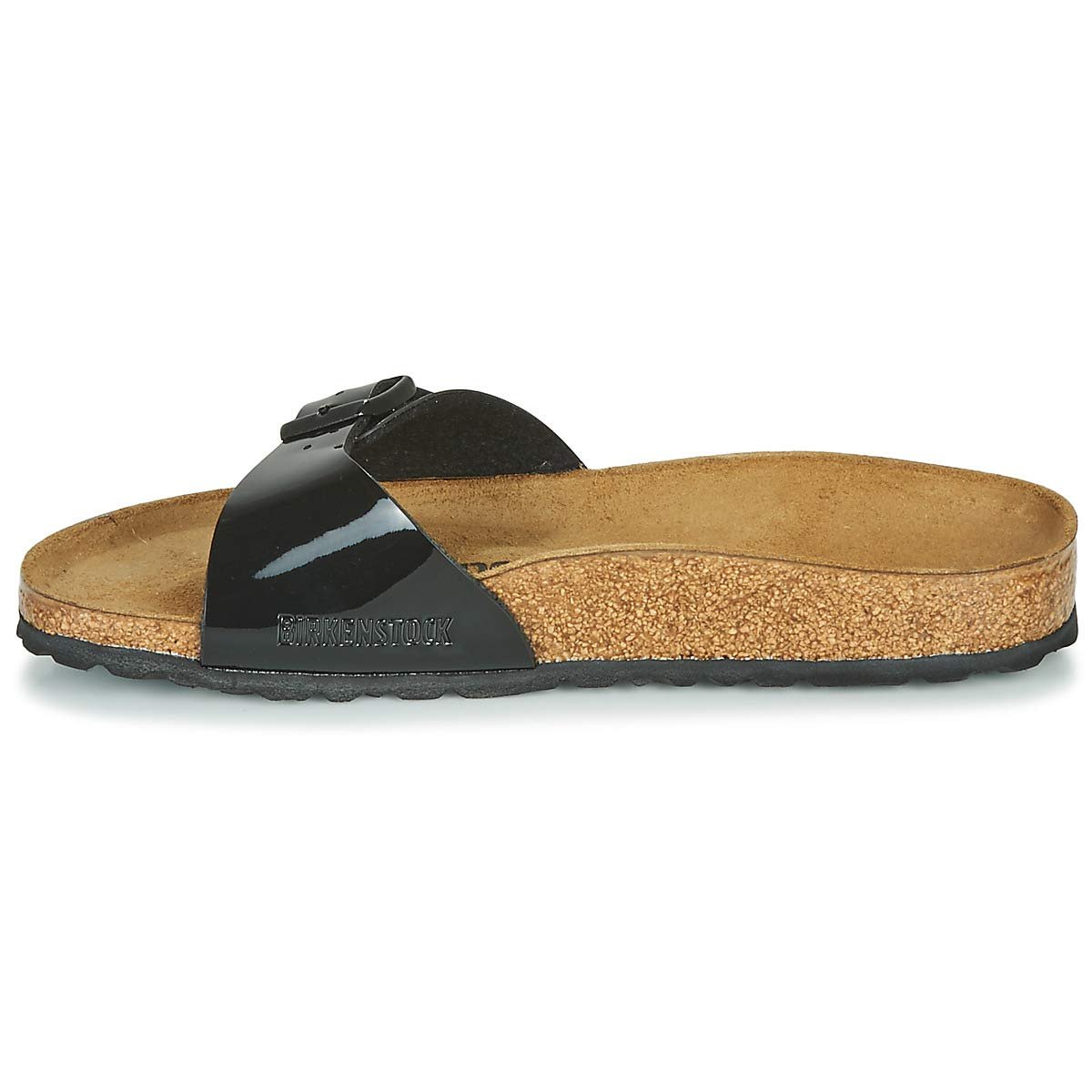 Birkenstock Unisex Madrid BS Birko-Flor Nubuck Black Sandals 6 W / 4 M US