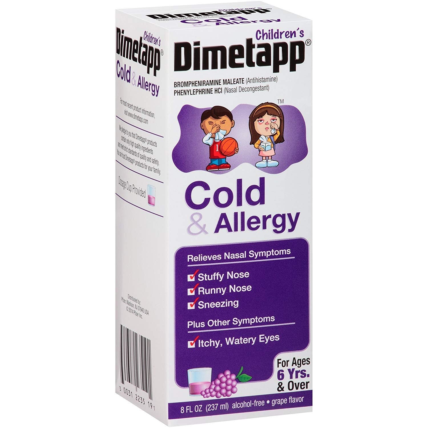 Children's Dimetapp Cold & Allergy 8 Fl. Oz. 3 Pack