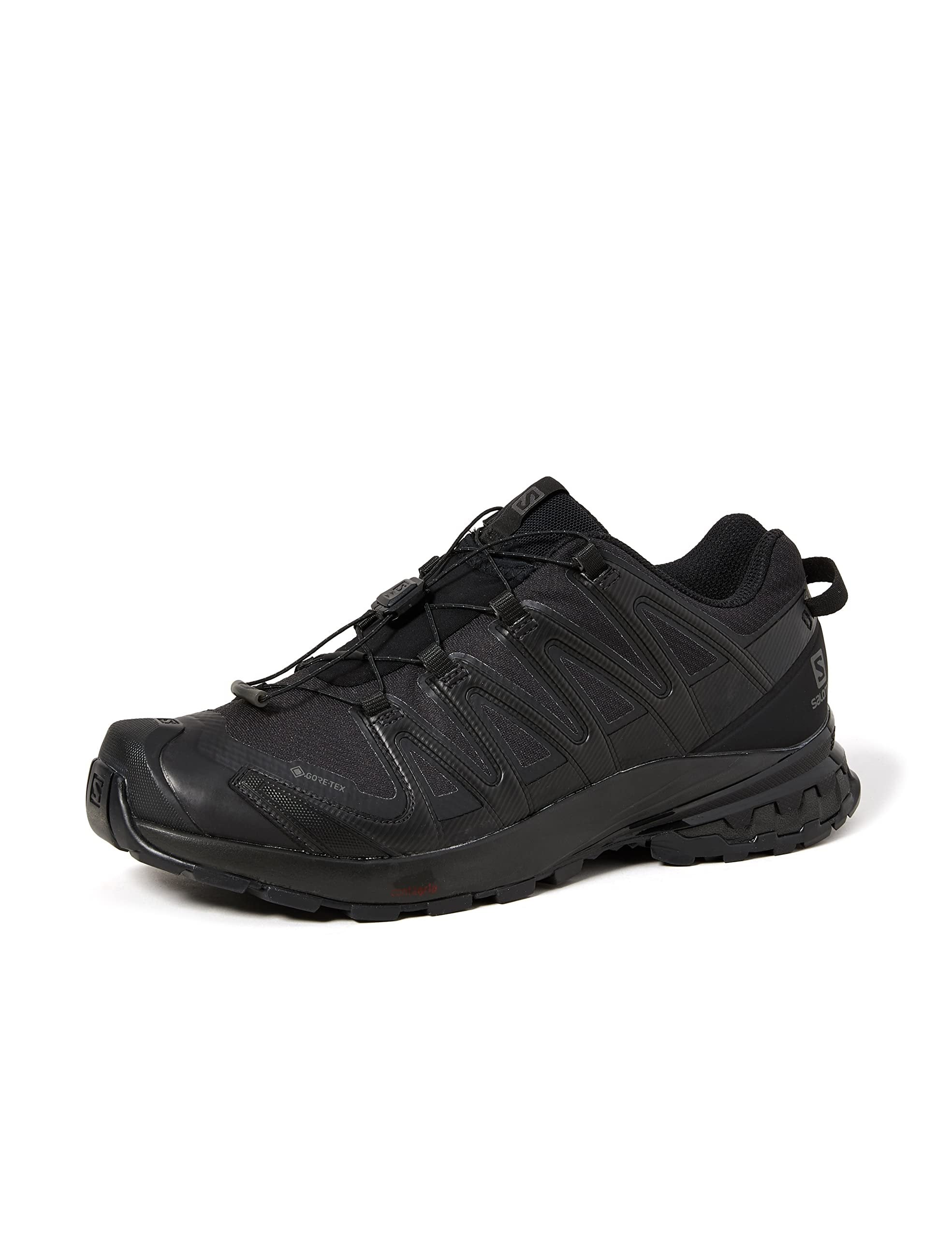 Salomon XA PRO 3D v8 Gore-TEX Trail Running Shoes for Men, Black/Black/Black, 10